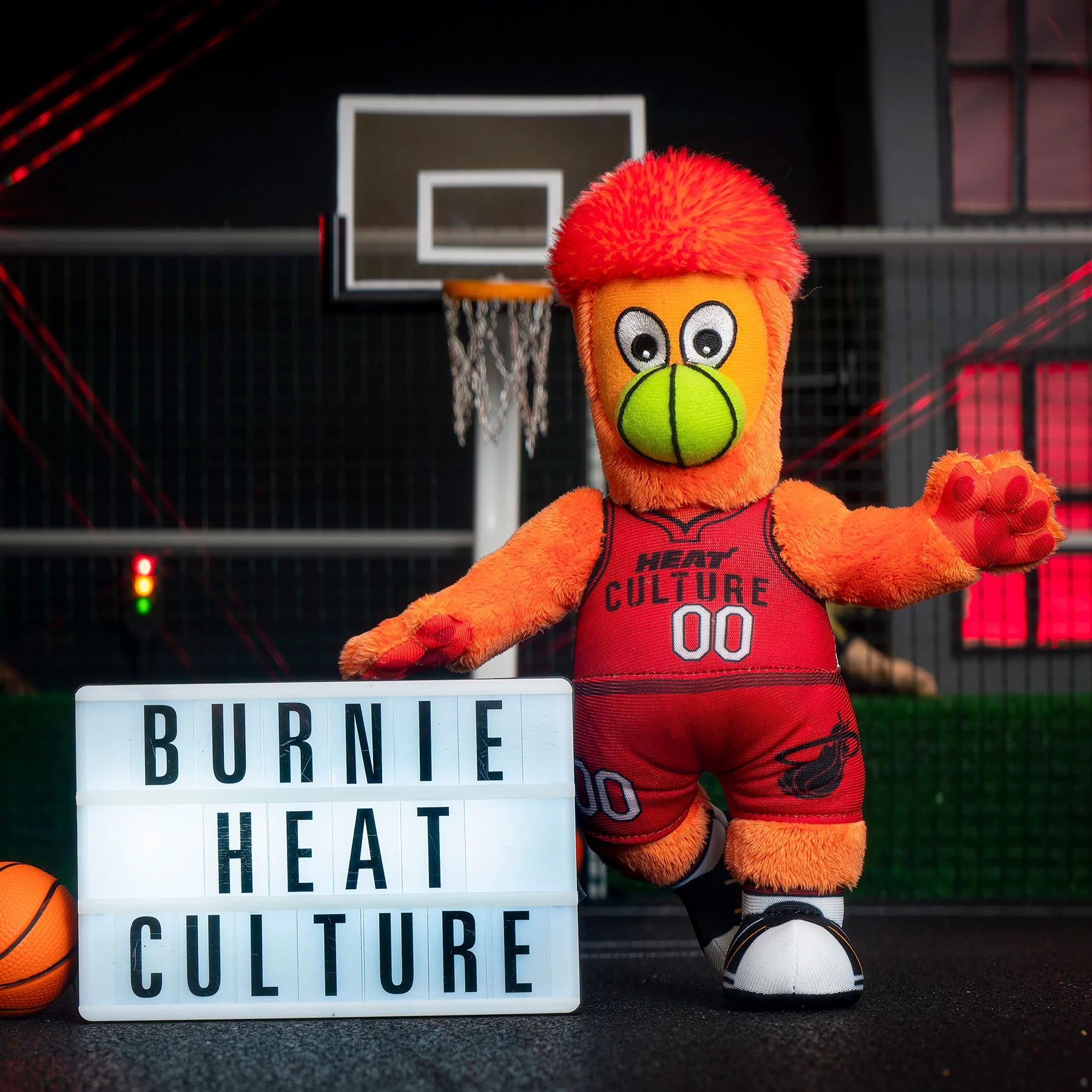 Burnie HEAT Culture: Blood Red 10" Plush - Image 8