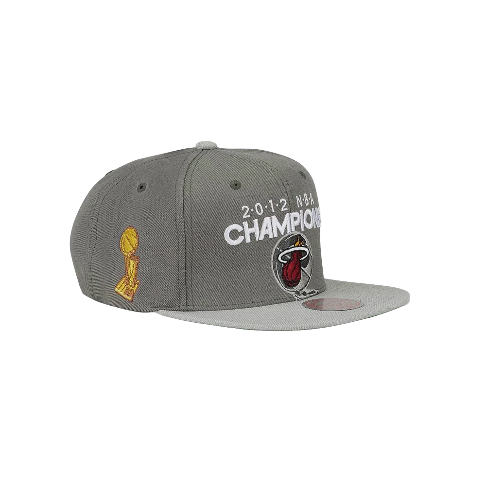 Mitchell & Ness Miami HEAT 2012 Champion Snapback - Image 3