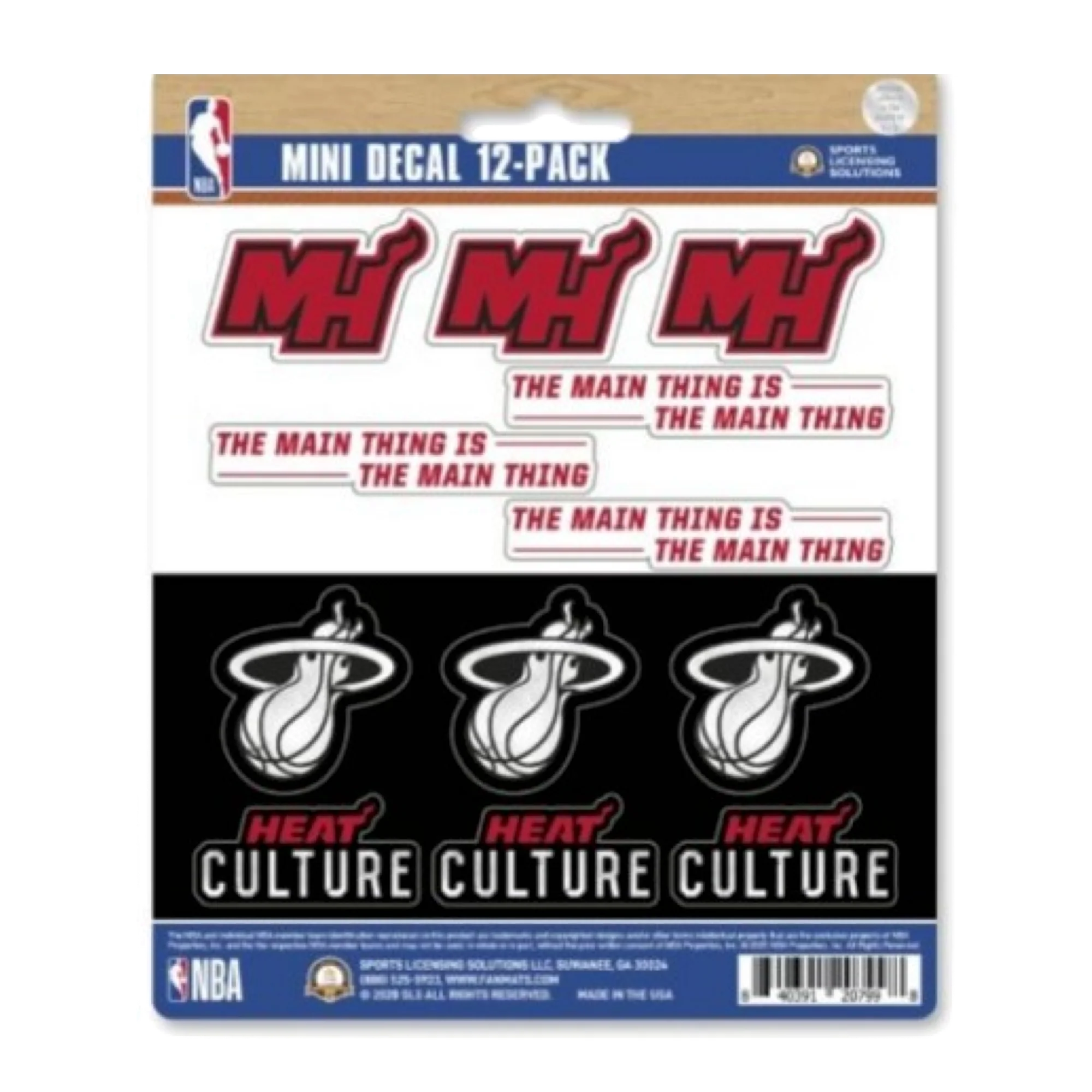 HEAT Culture Mini Decal 12 Pack