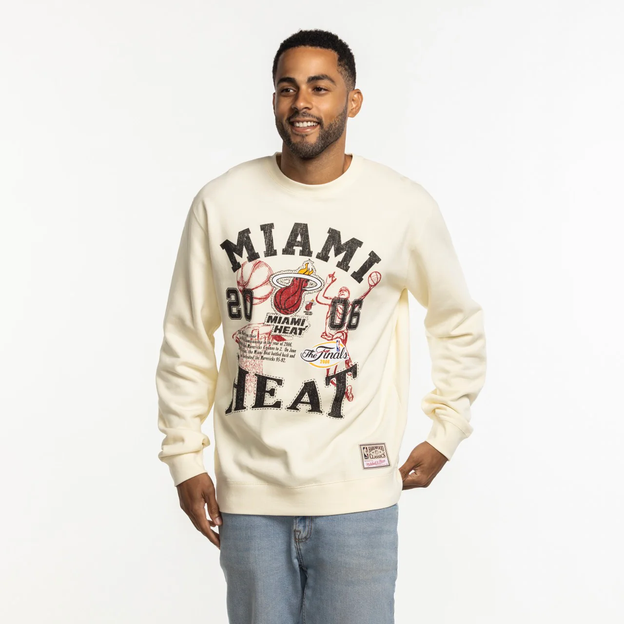 Mitchell & Ness Miami HEAT 2006 Championship Crewneck