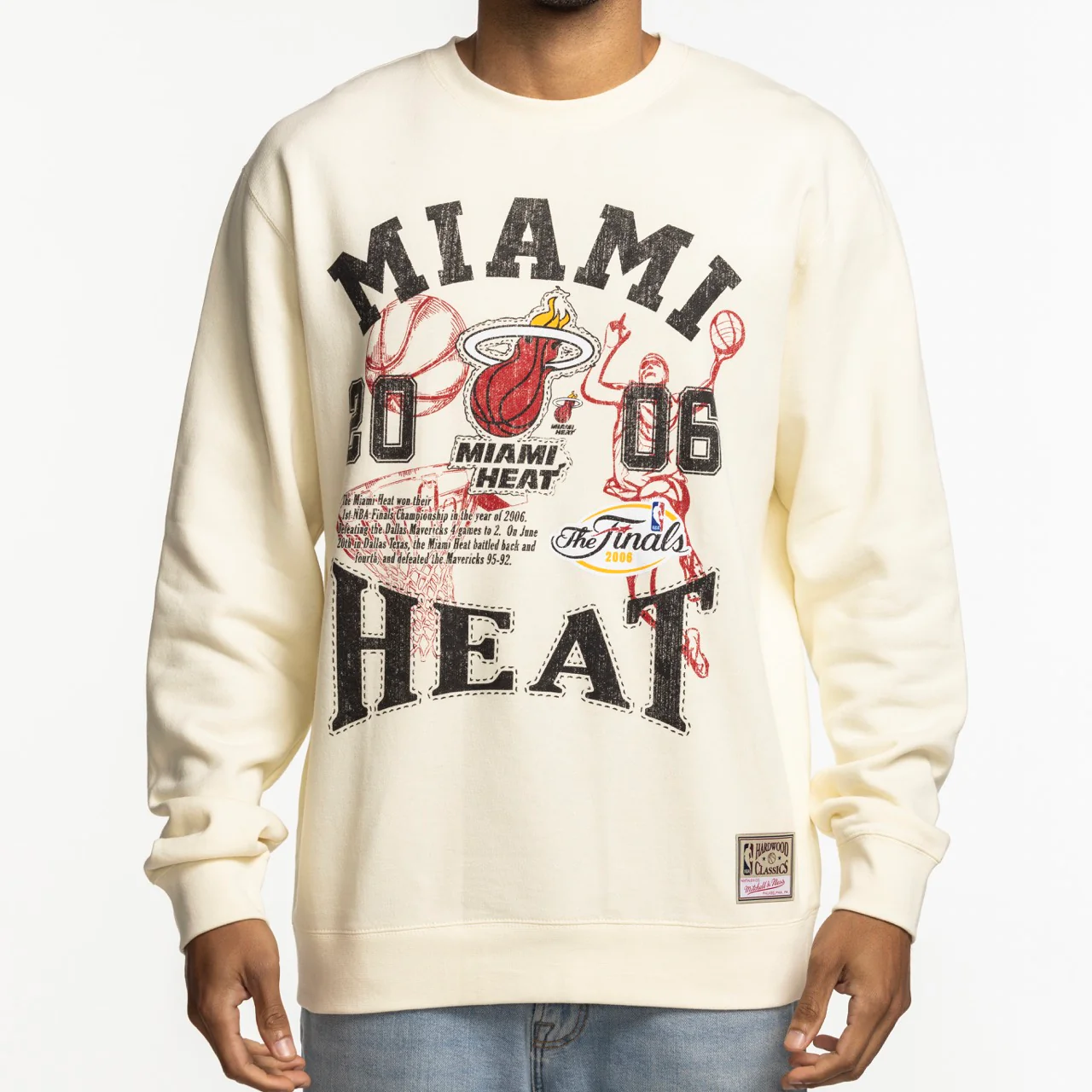 Mitchell & Ness Miami HEAT 2006 Championship Crewneck - Image 2