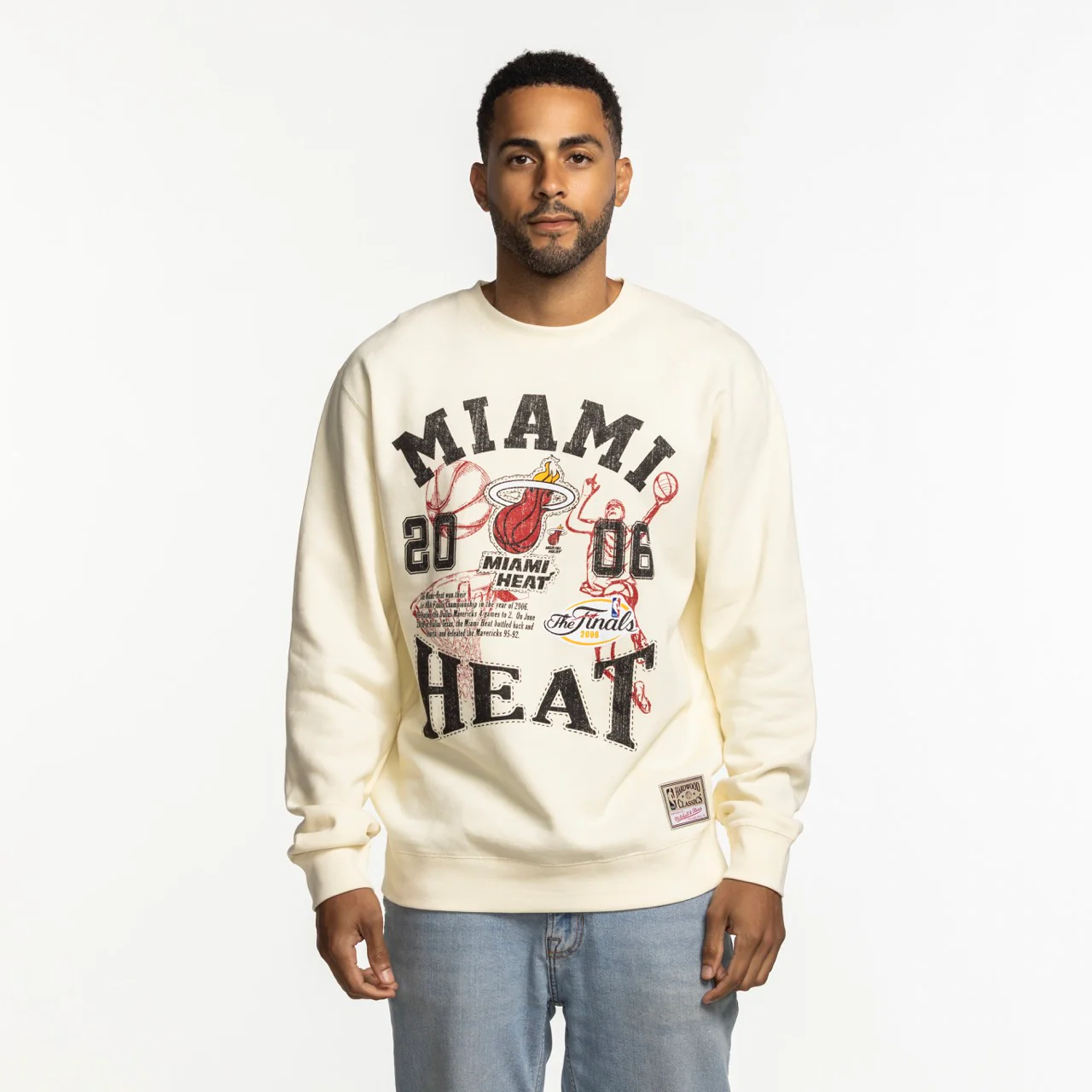 Mitchell & Ness Miami HEAT 2006 Championship Crewneck - Image 4