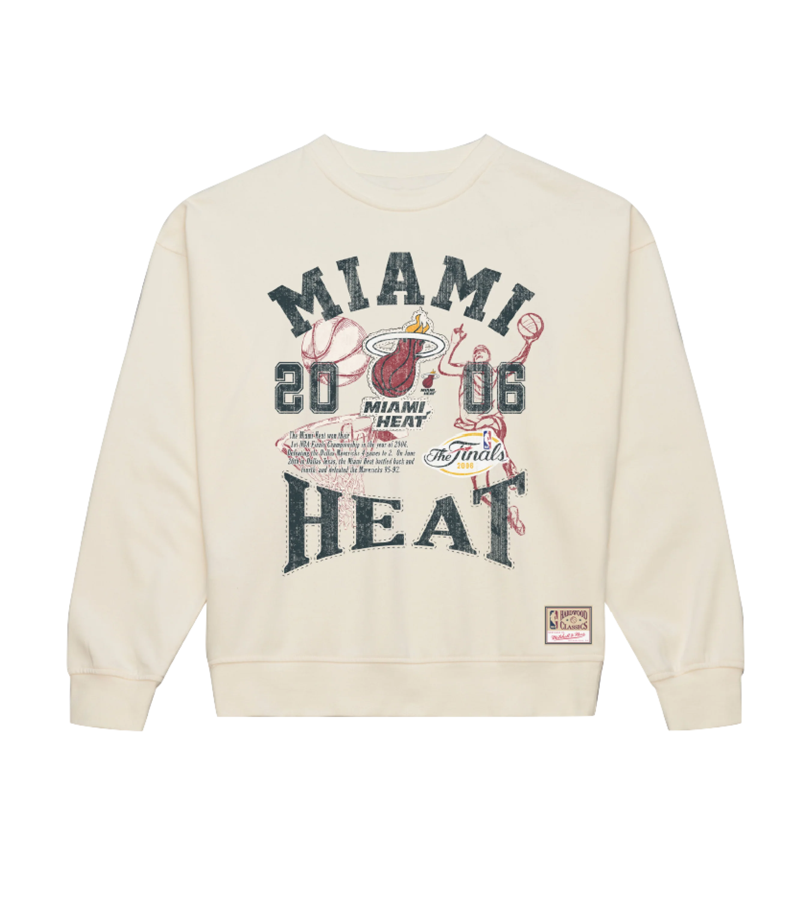 Mitchell & Ness Miami HEAT 2006 Championship Crewneck - Image 5