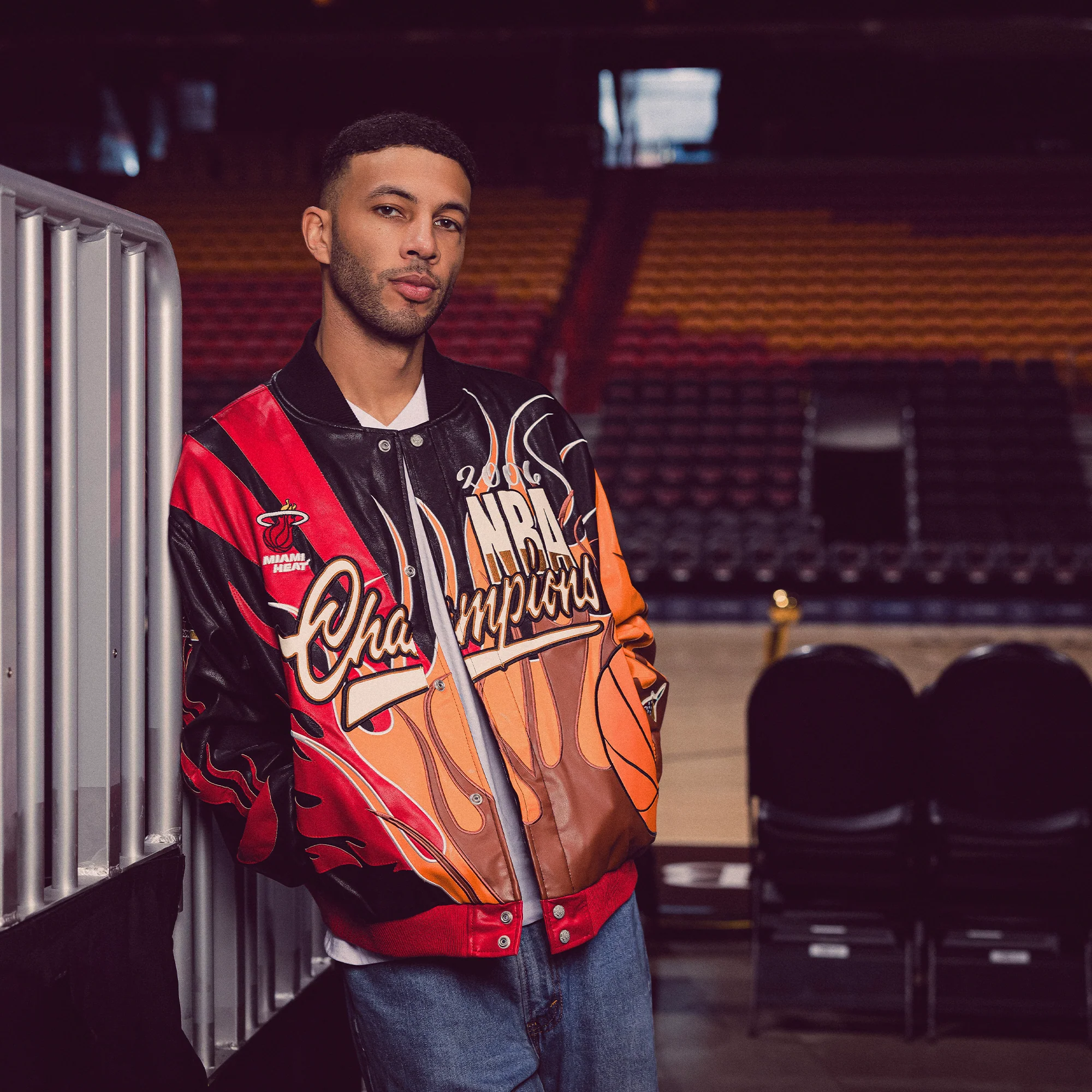 Miami HEAT x Jeff Hamilton 2006 Championship Legacy Jacket - Image 3