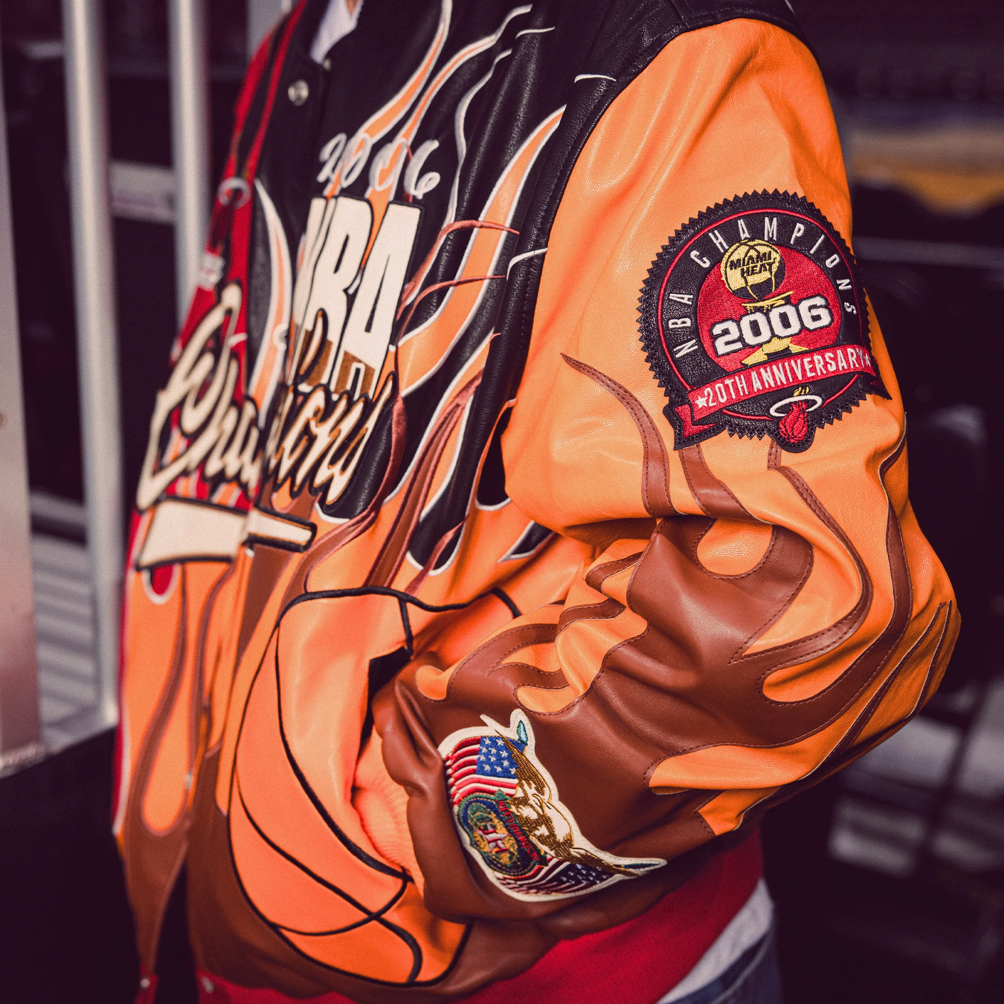 Miami HEAT x Jeff Hamilton 2006 Championship Legacy Jacket - Image 6