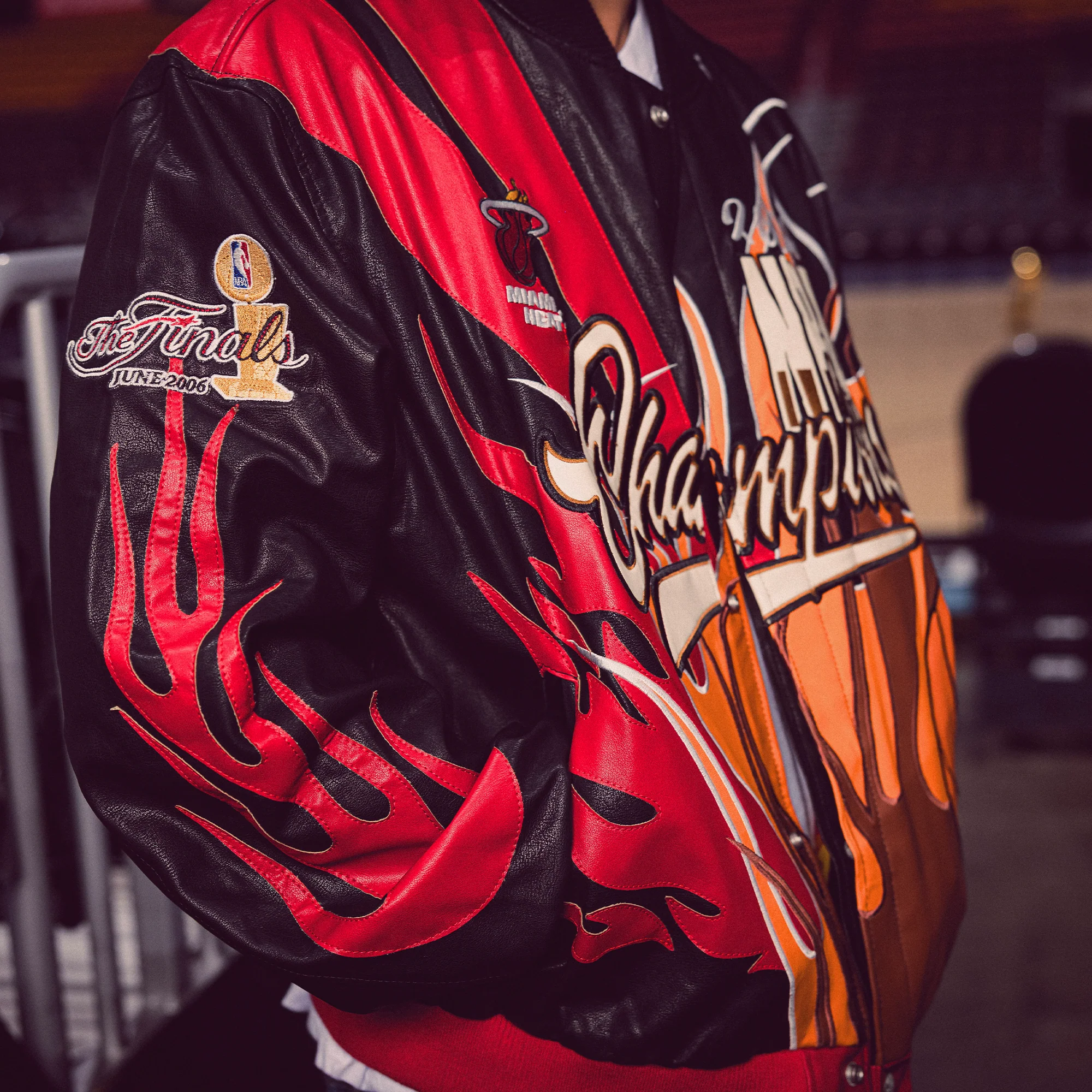 Miami HEAT x Jeff Hamilton 2006 Championship Legacy Jacket - Image 7