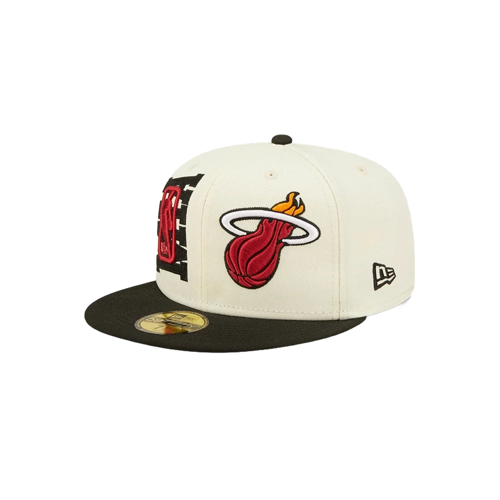 New Era Miami HEAT 2022 Draft Fitted Hat - Image 3