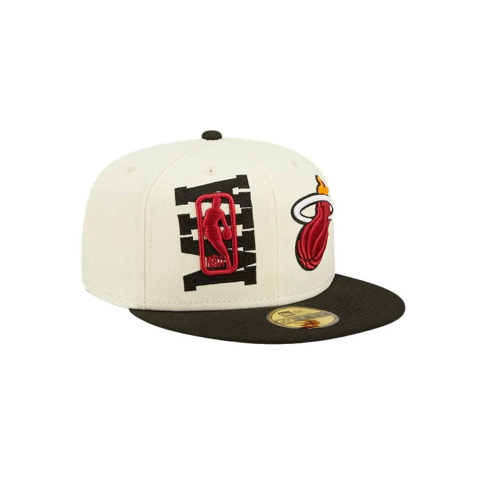New Era Miami HEAT 2022 Draft Fitted Hat - Image 5