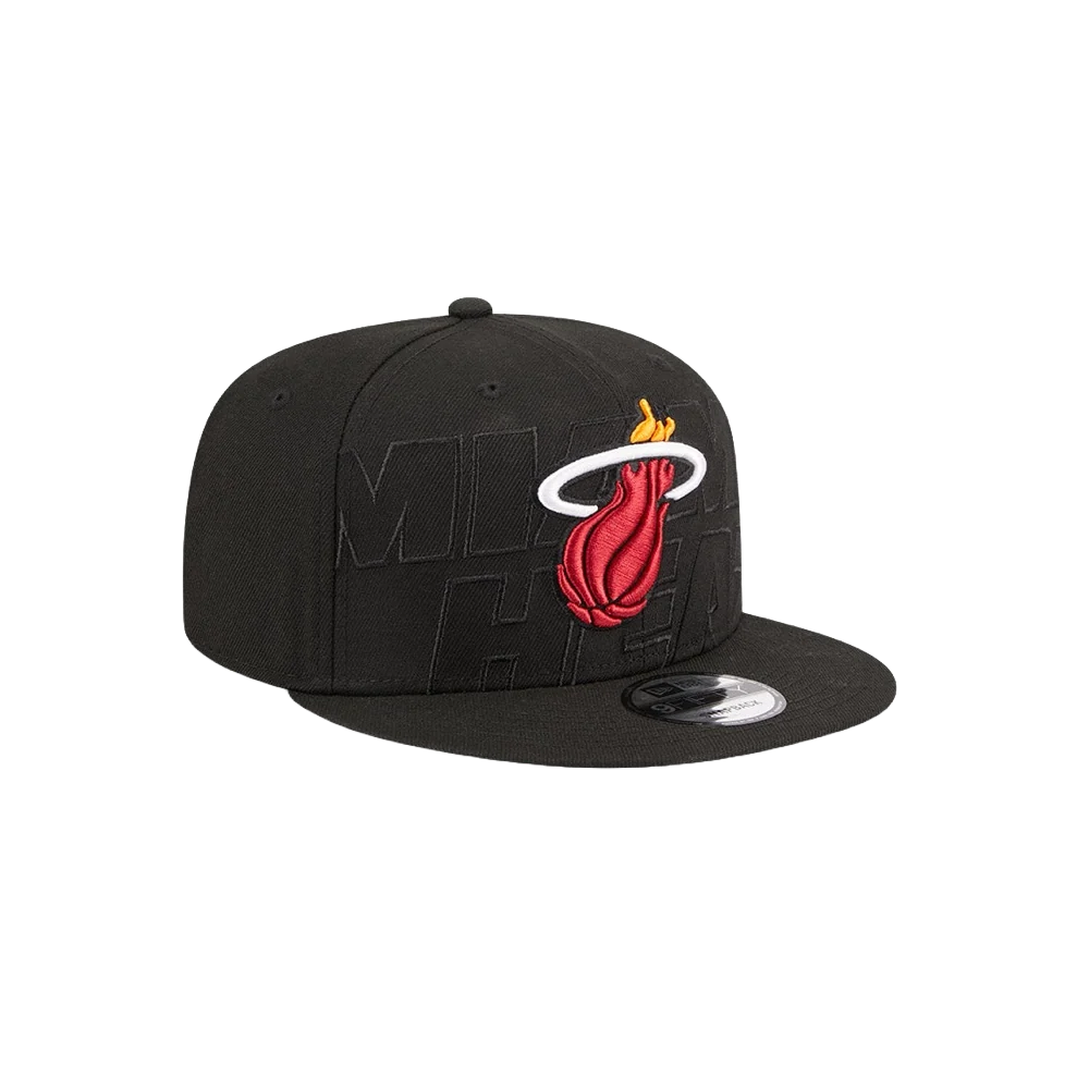 New Era Miami HEAT 2023 Draft Snapback - Image 5