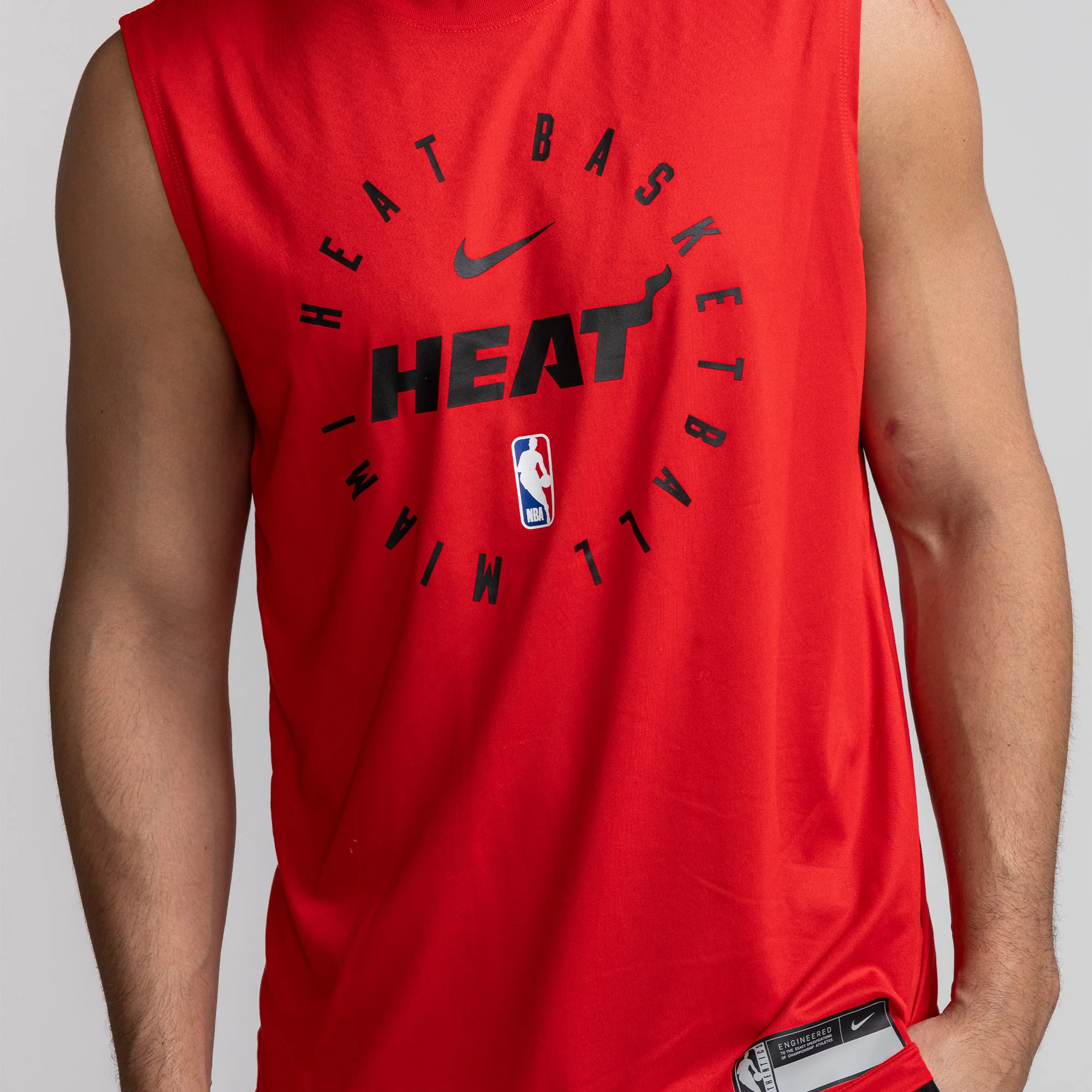 Nike HEAT Culture: Blood Red Wordmark Tank - Image 4