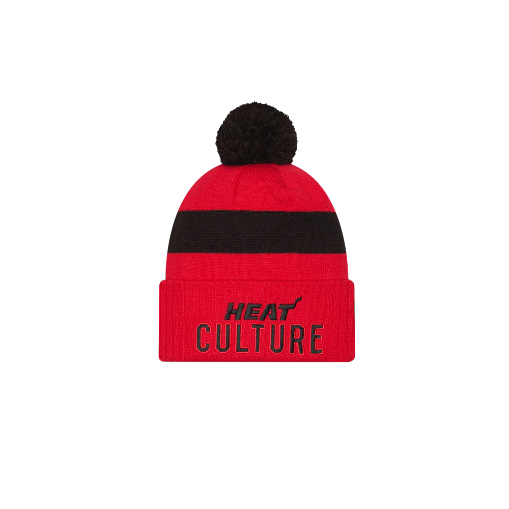 New Era HEAT Culture: Blood Red Stripe Knit