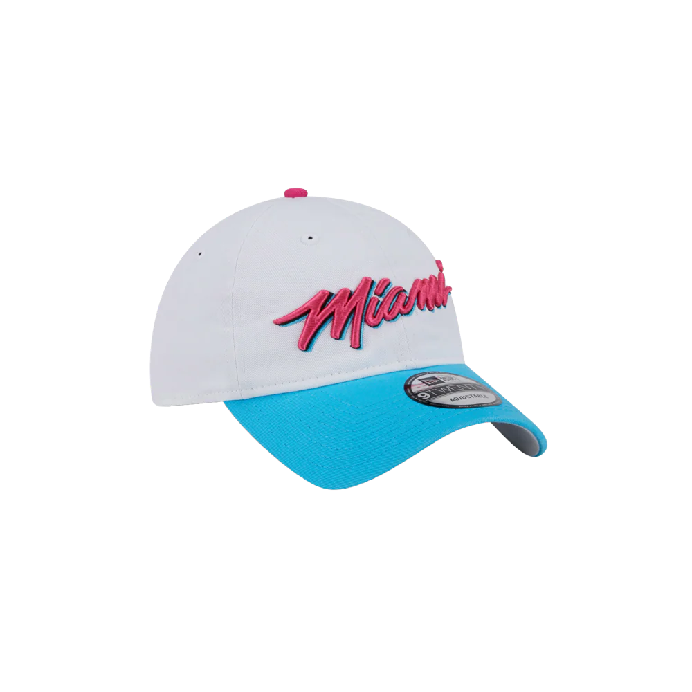 New Era Miami HEAT Original Vice Wordmark Dad Hat - Image 5