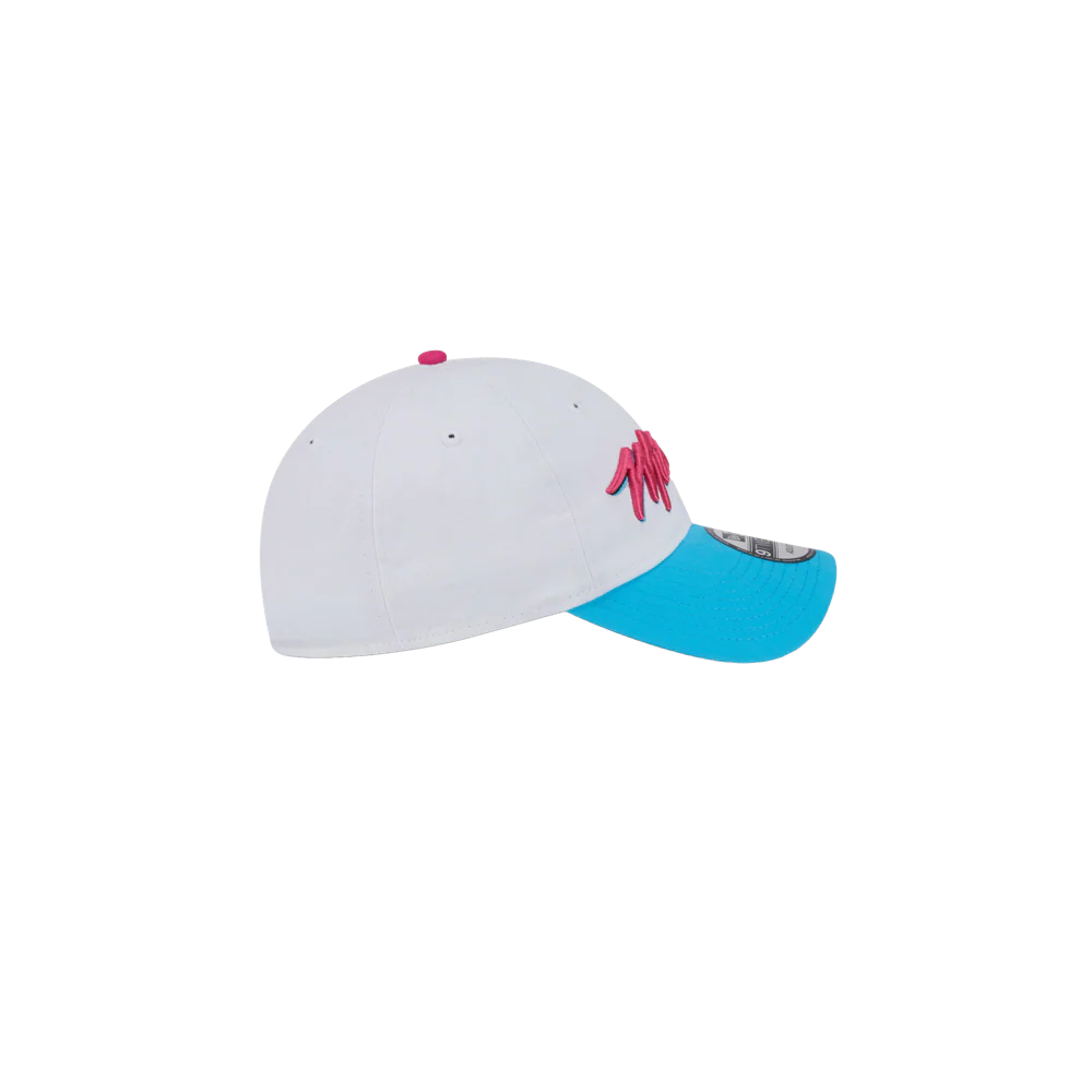 New Era Miami HEAT Original Vice Wordmark Dad Hat - Image 6