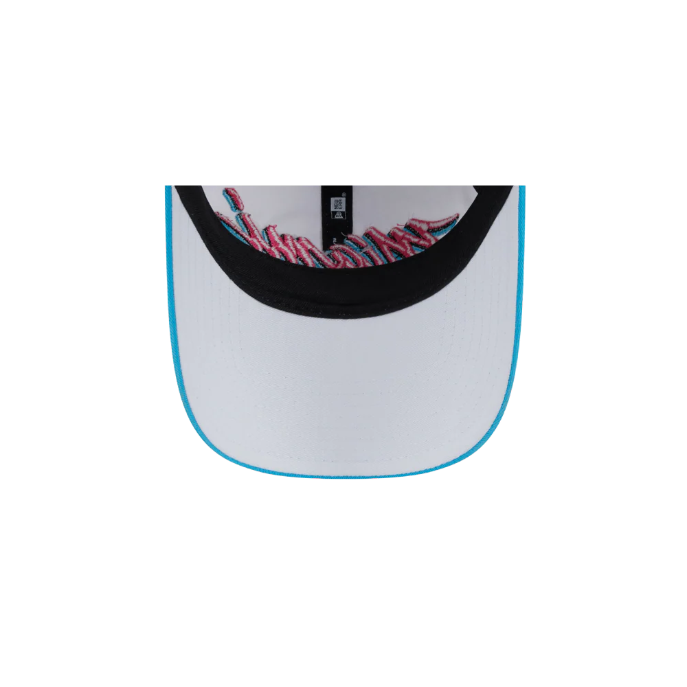 New Era Miami HEAT Original Vice Wordmark Dad Hat - Image 7