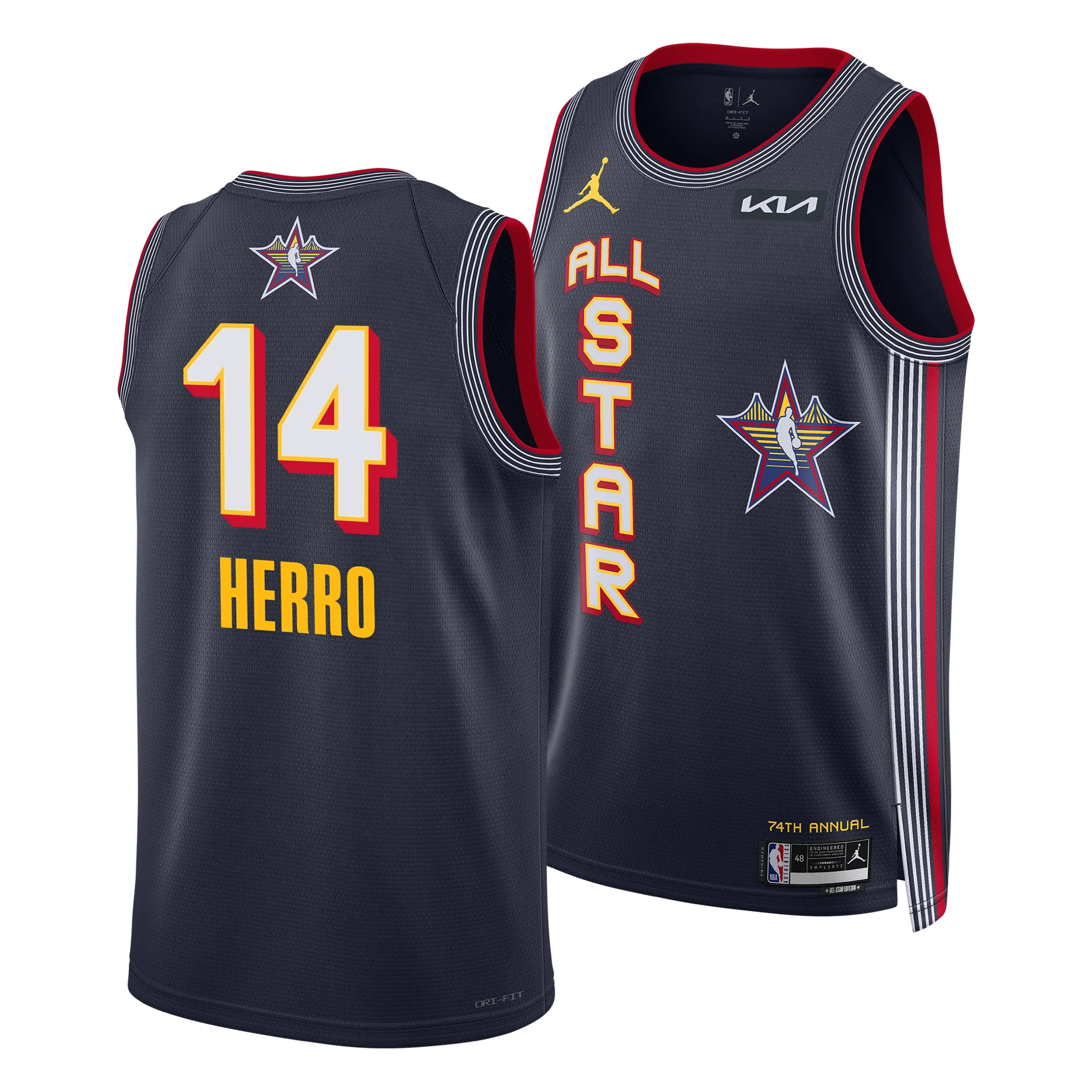 Tyler Herro Jordan Brand 2025 All-Star Swingman Jersey - Image 3