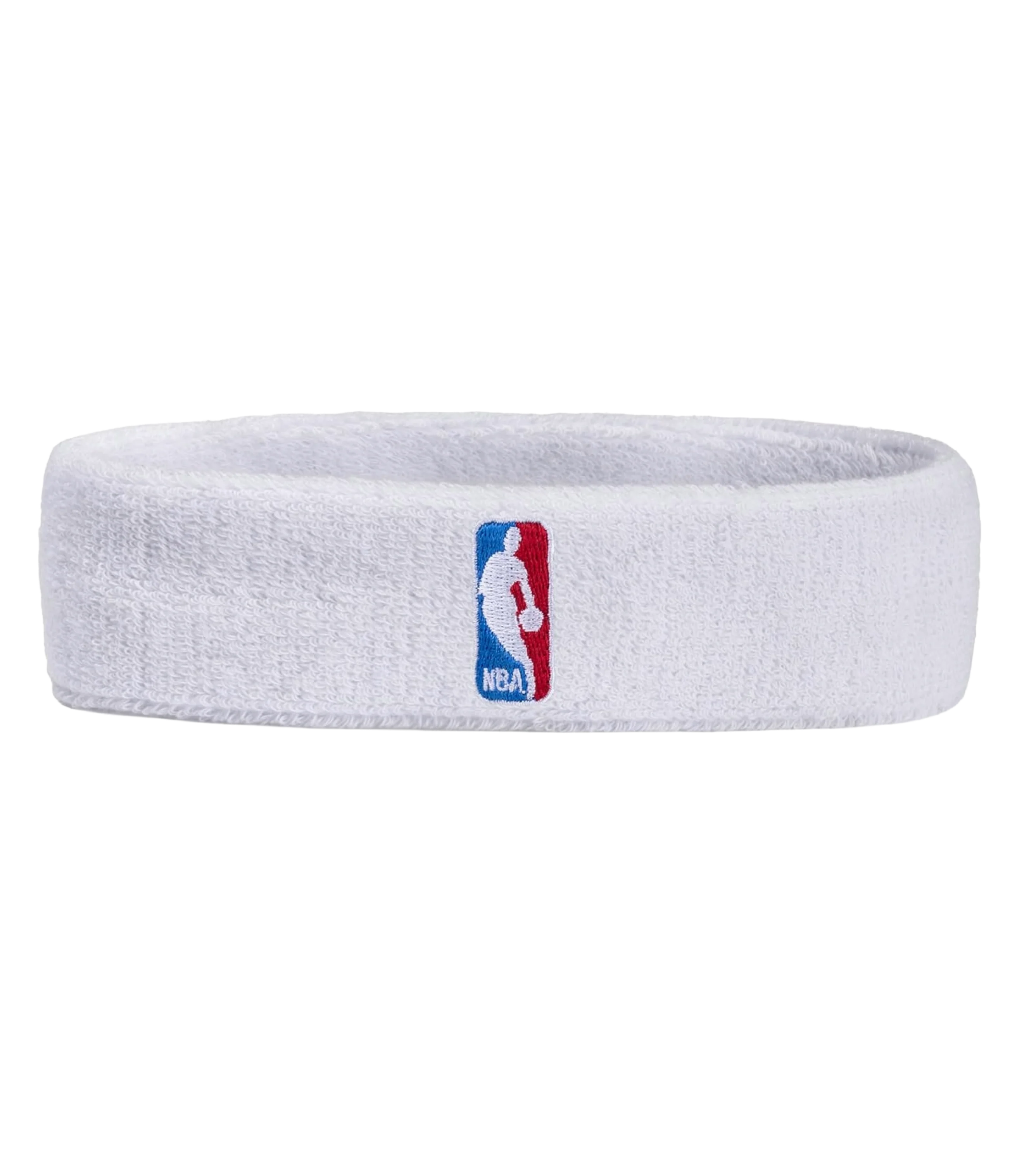 NBA 3-Piece White Headband & Wristband Set - Image 2