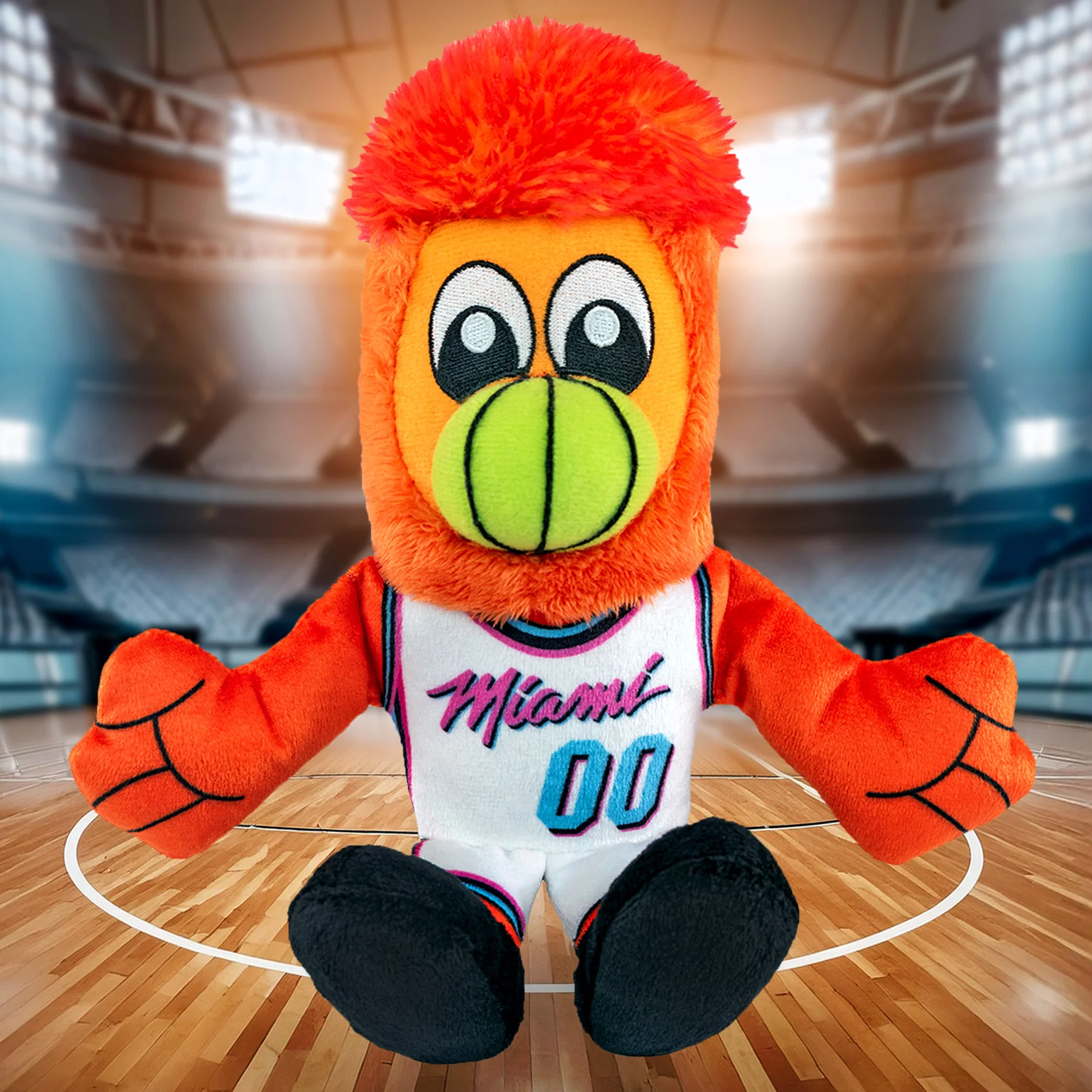 Burnie Miami HEAT Original Vice 8" Chibi Plush - Image 7