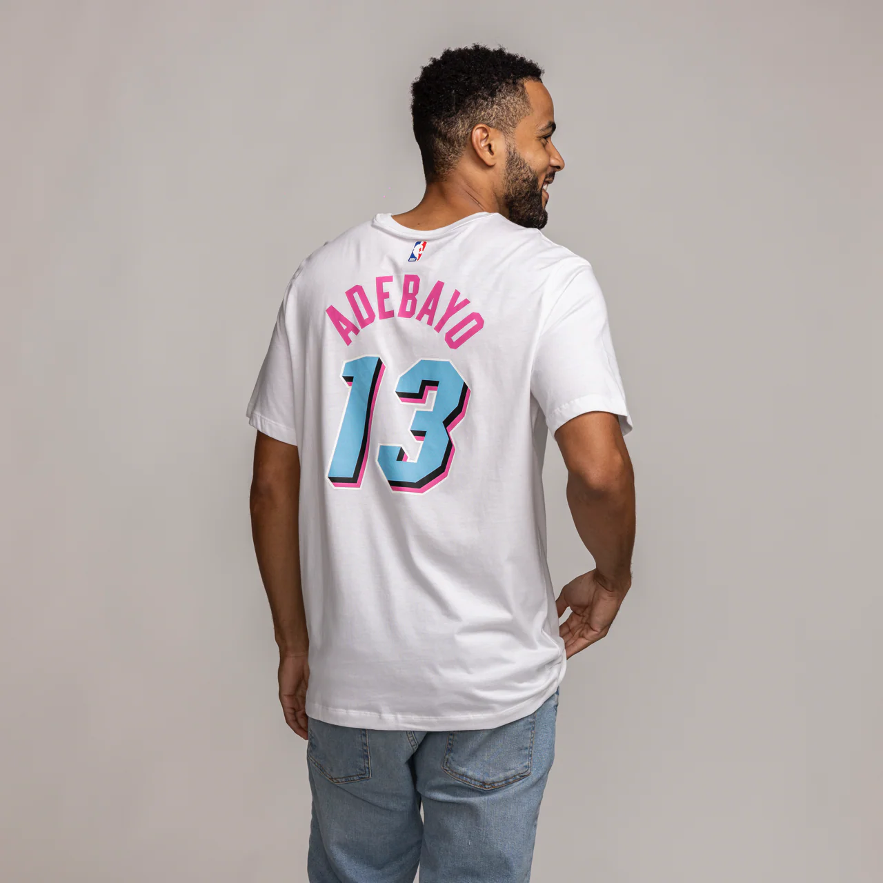 Bam Adebayo Nike Original Vice Name & Number Tee - Image 2
