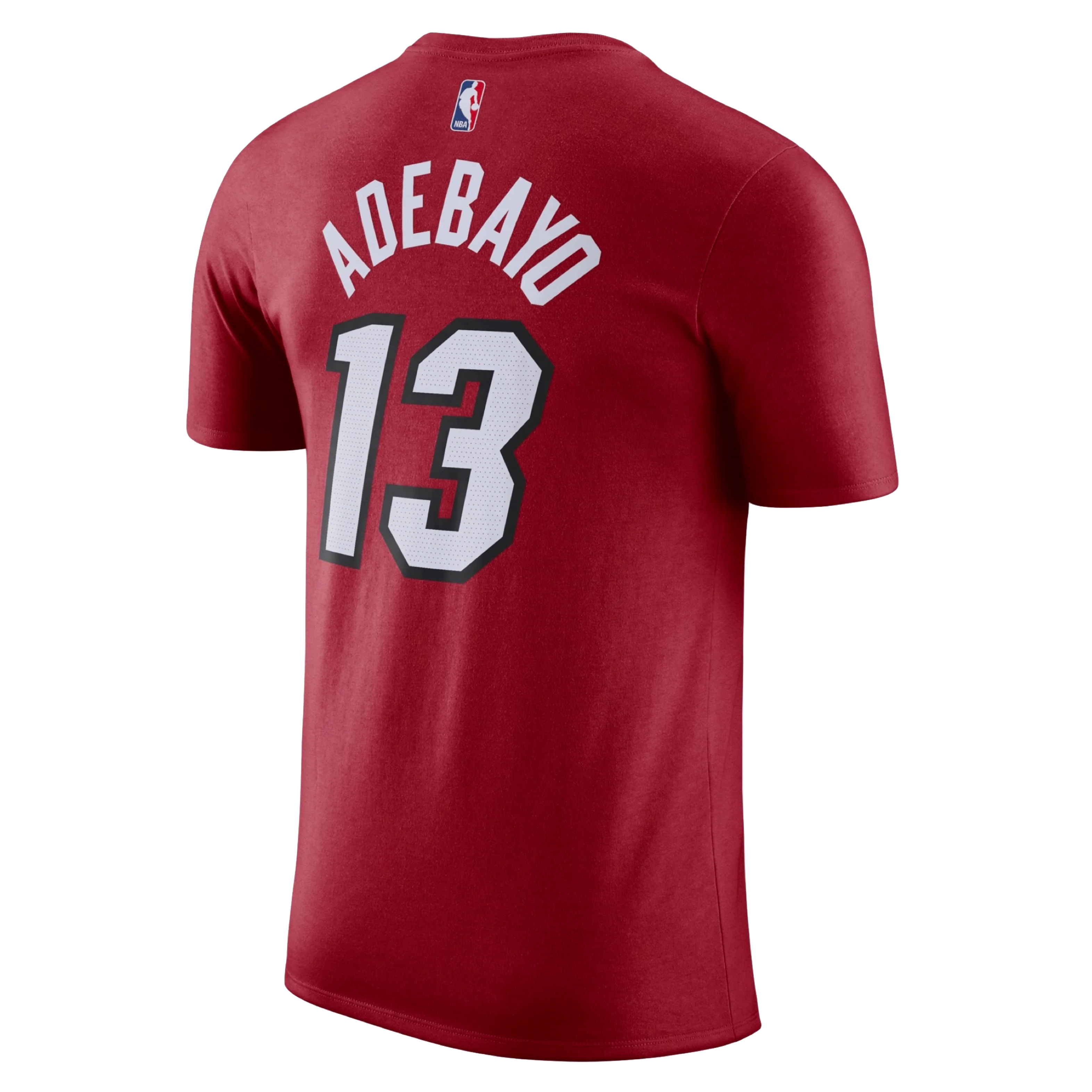 Bam Adebayo Nike Jordan Brand Statement Red Name & Number Tee - Image 2