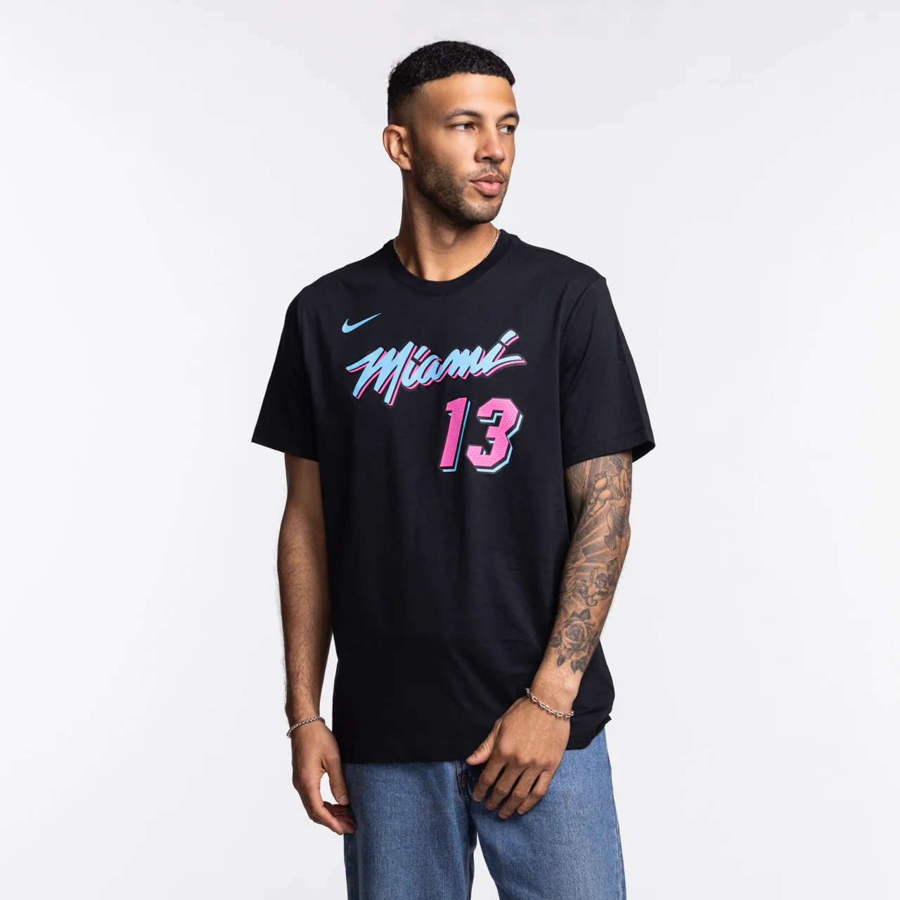 Bam Adebayo Nike Original Vice Nights Name & Number Tee