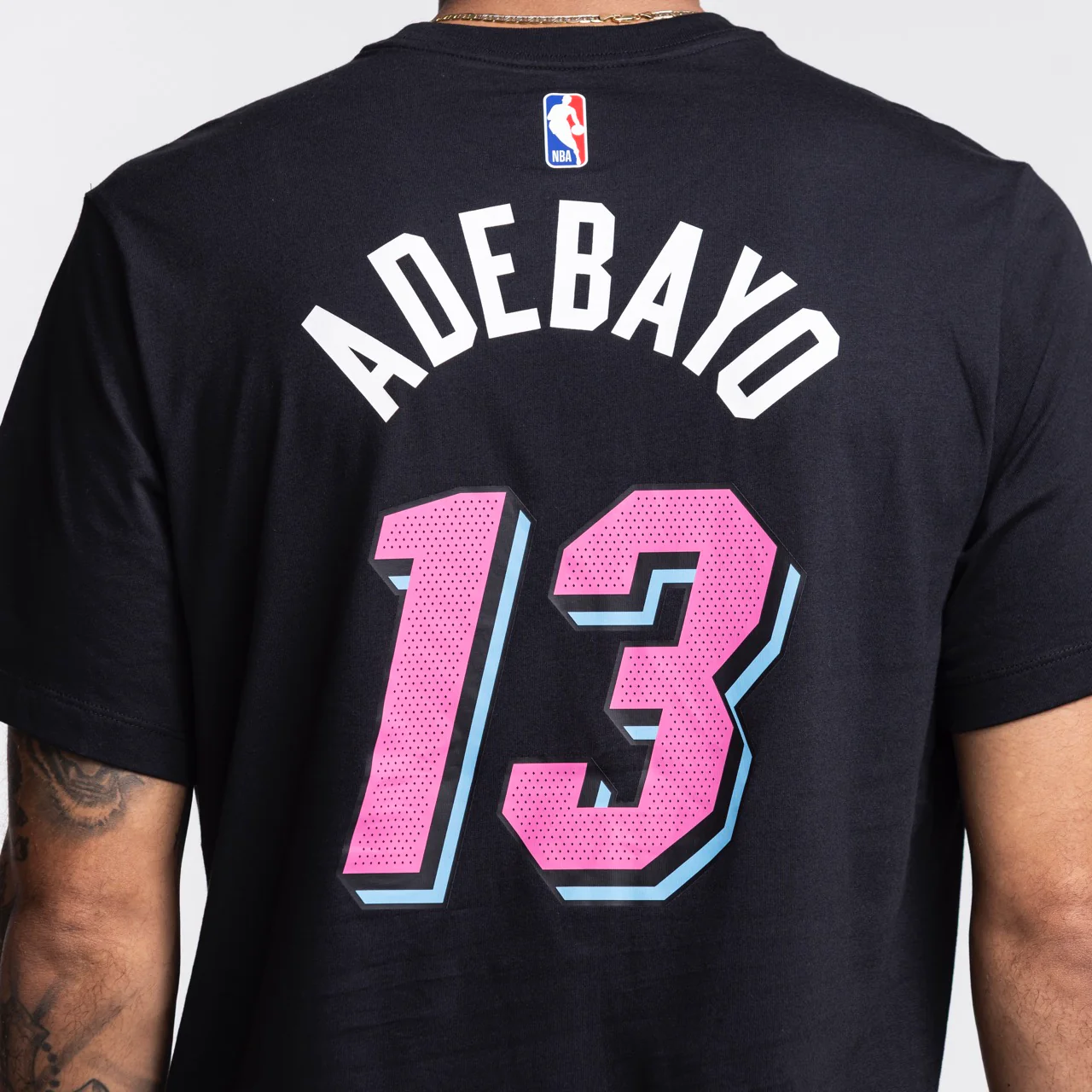 Bam Adebayo Nike Original Vice Nights Name & Number Tee - Image 2