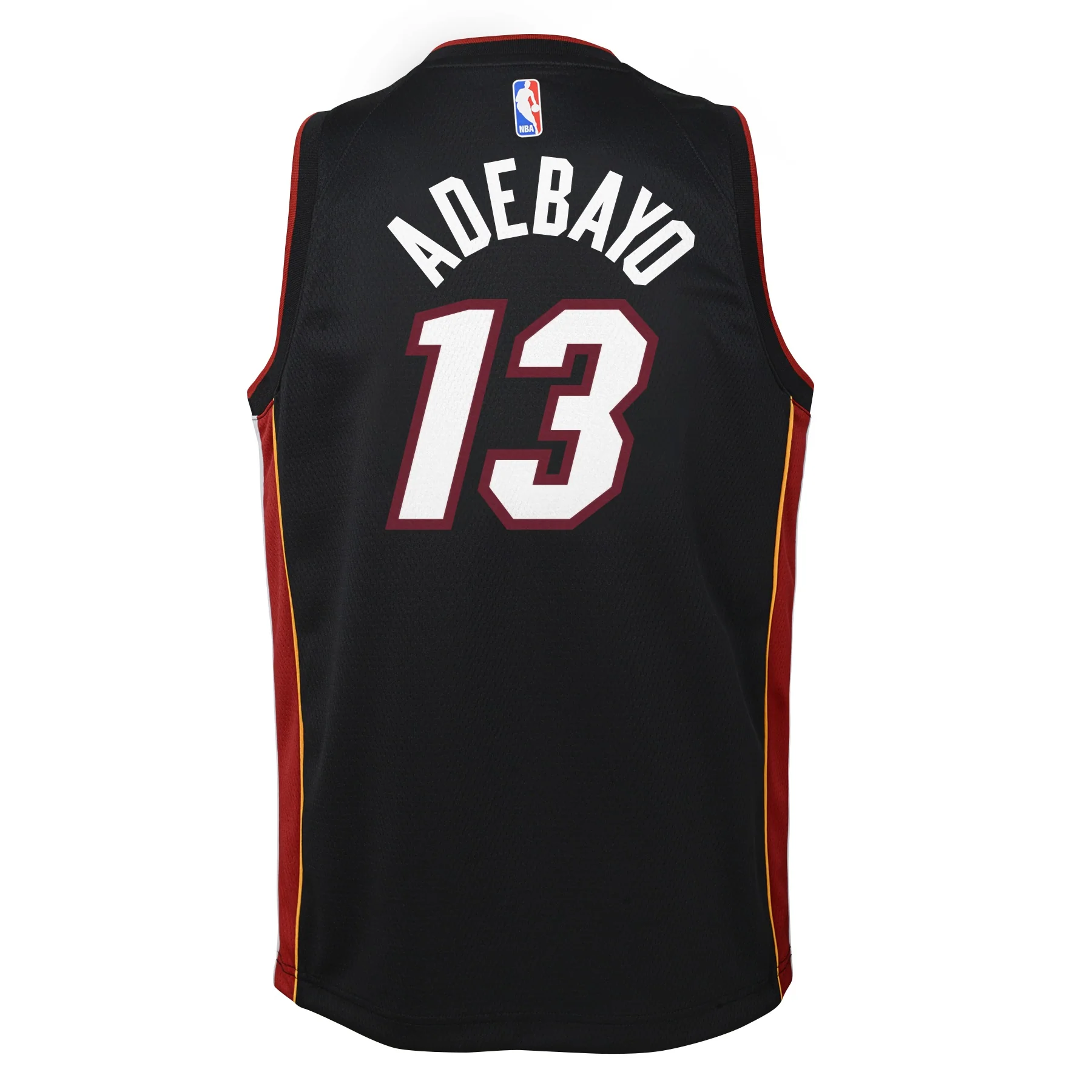Bam Adebayo Nike Kids Icon Black Replica Jersey - Image 2