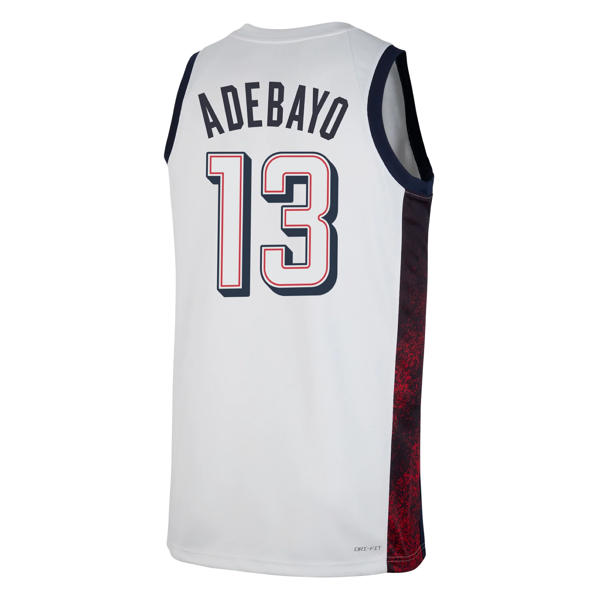 Bam Adebayo Nike 2024 USA Basketball White Swingman Jersey - Image 2