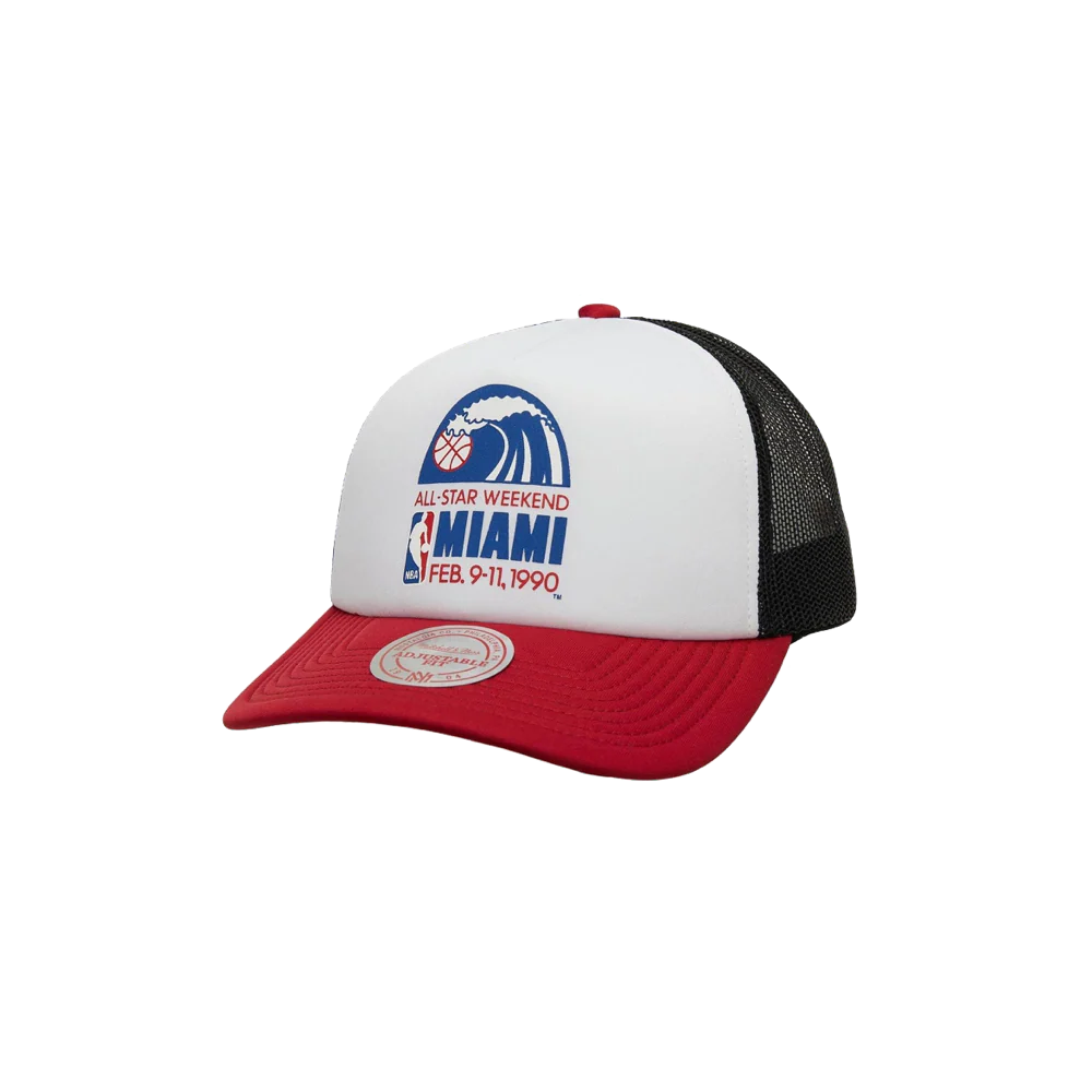 Mitchell & Ness Miami HEAT 1990 All-Star Trucker Snapback