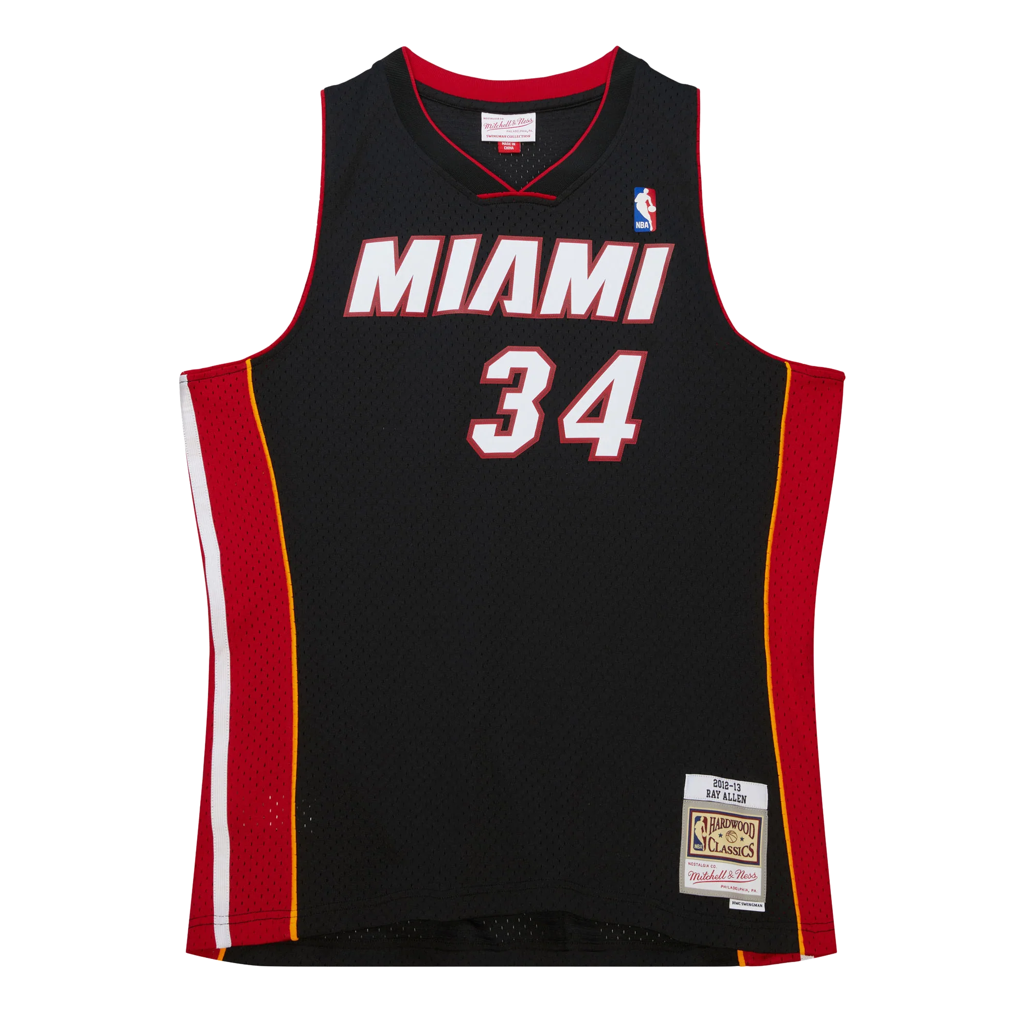 Ray Allen Mitchell & Ness Miami HEAT 2012-13 Swingman Jersey - Image 5