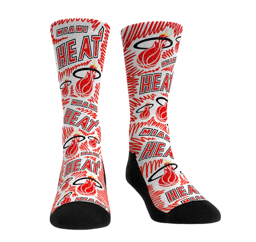 Rock 'Em Miami HEAT Classic Edition Allover Socks