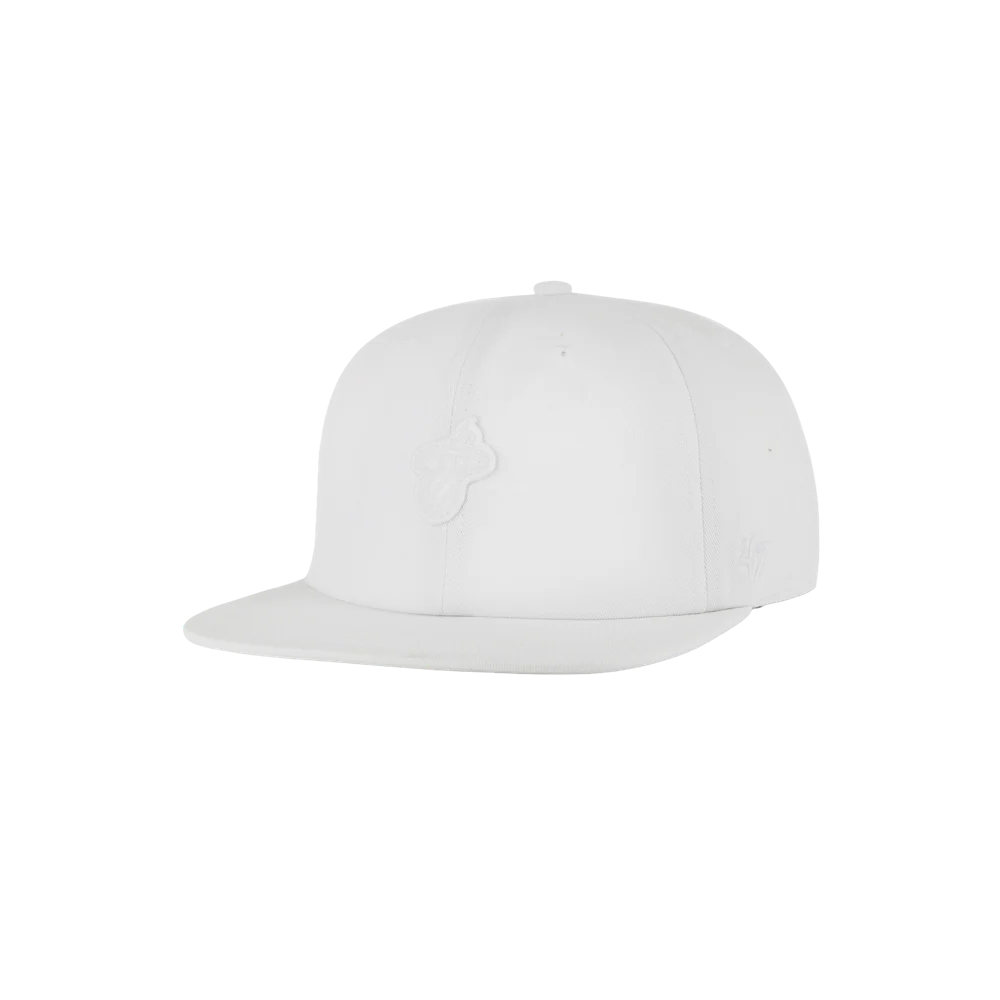 '47 Brand Miami HEAT White Captain Snapback