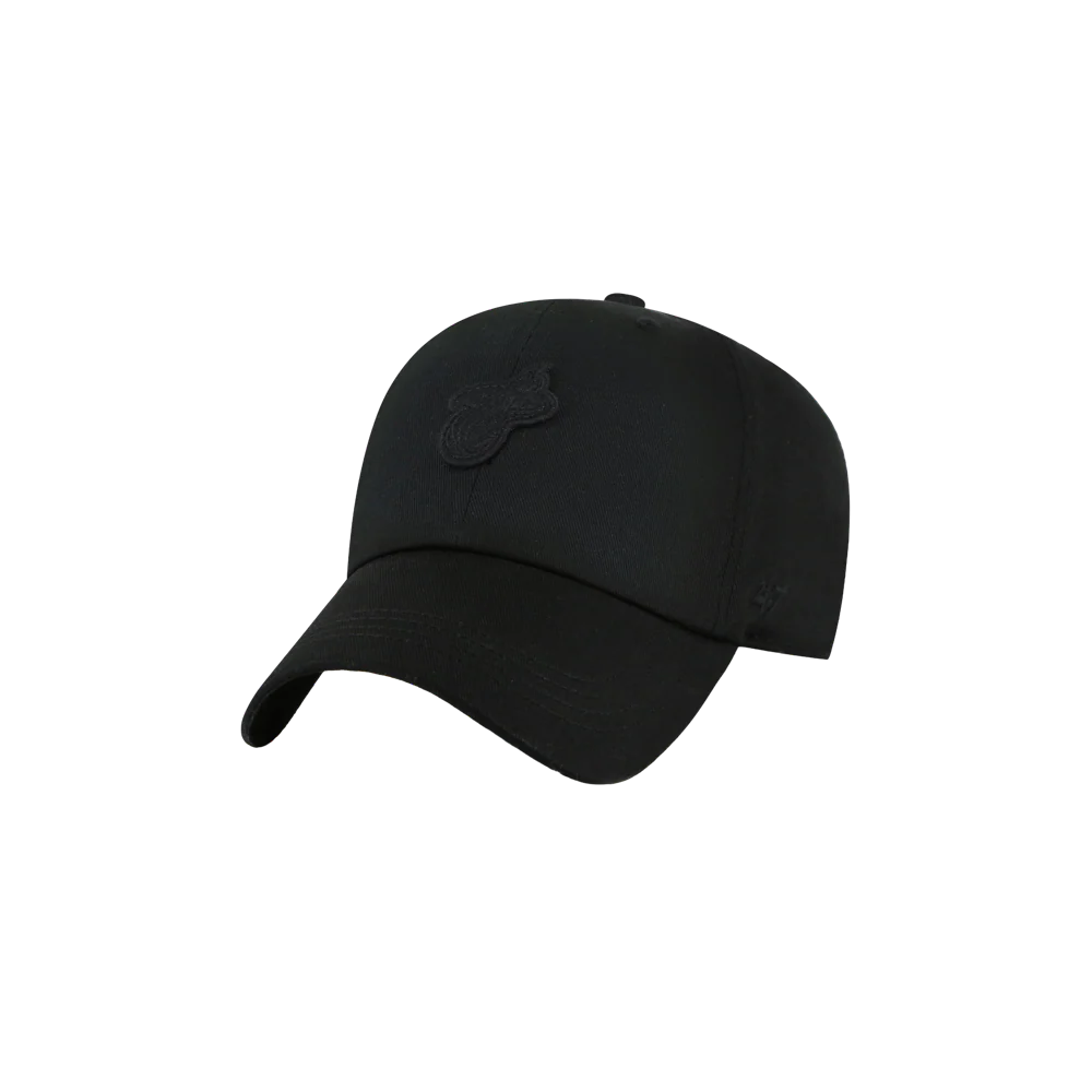 '47 Brand Miami HEAT Contemporary Black Cleanup Hat