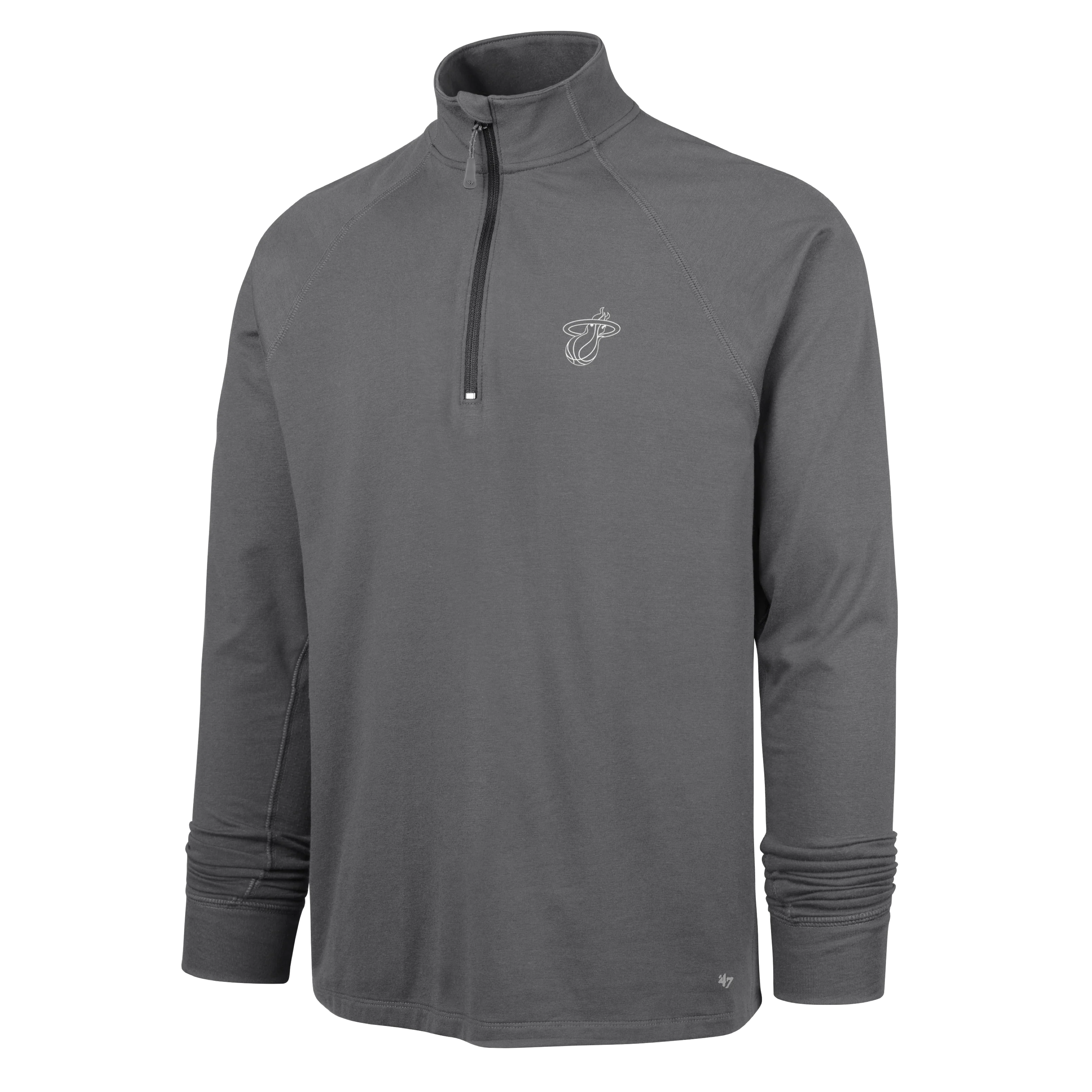 '47 Brand Miami HEAT Forward Logo 1/4 Zip Jacket