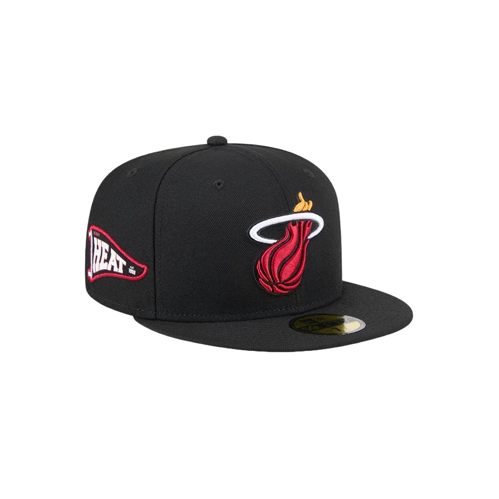 New Era Miami HEAT Pennant Fitted Hat - Image 3