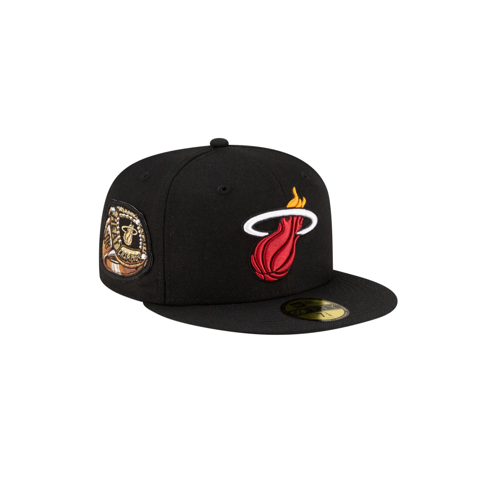 New Era Miami HEAT 06' Ring Fitted Hat - Image 3