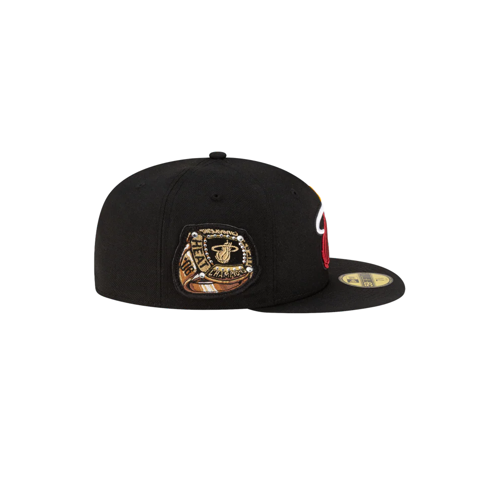 New Era Miami HEAT 06' Ring Fitted Hat - Image 4