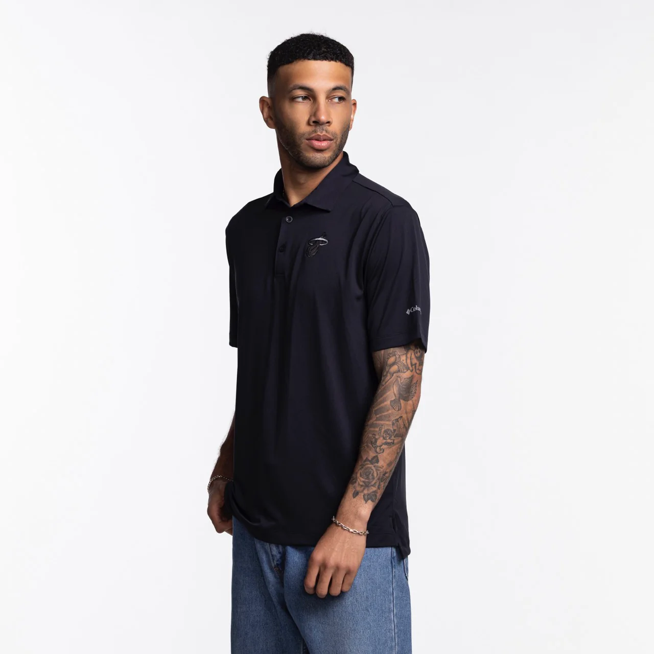 Columbia Miami HEAT Original Vice Nights Tonal Polo - Image 2