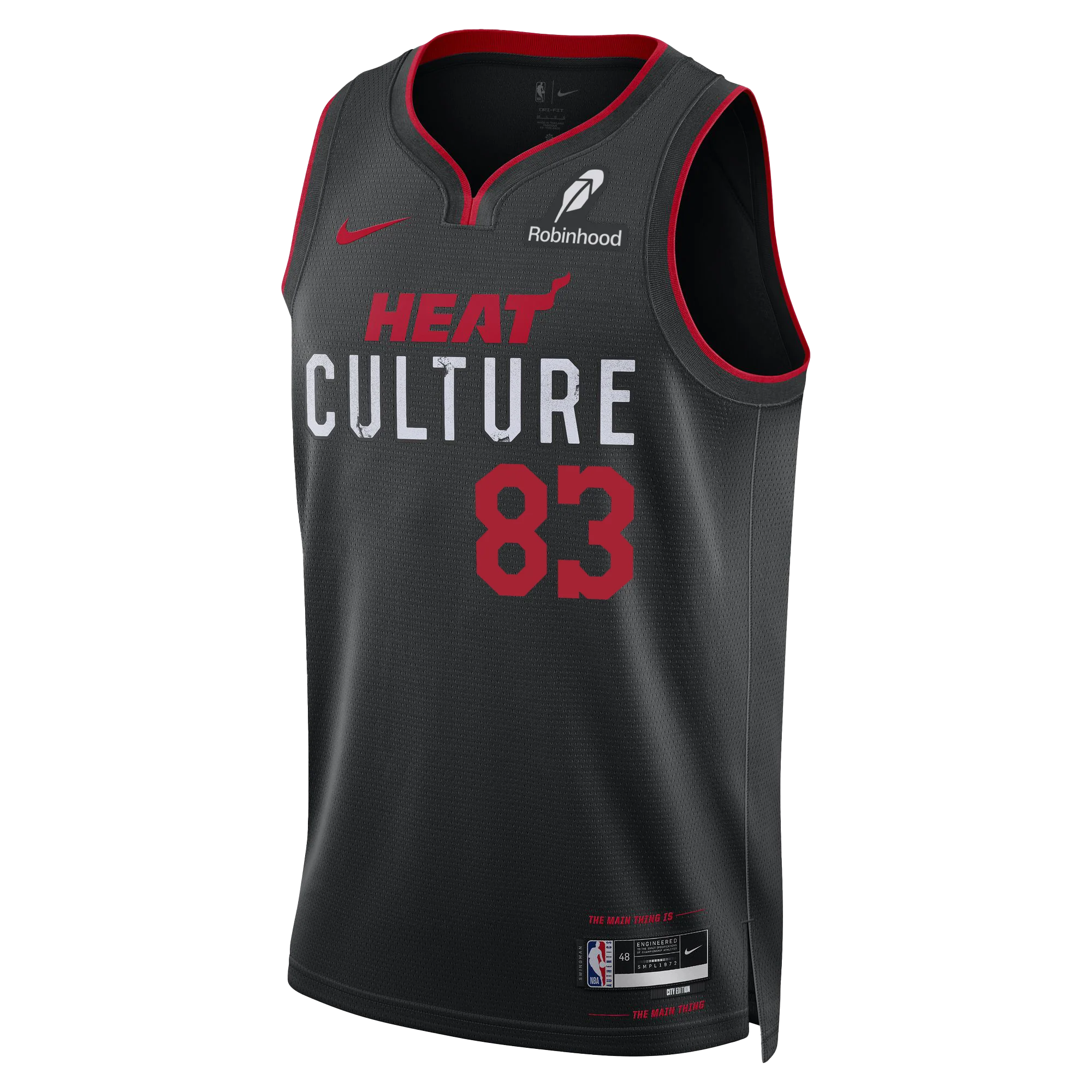 Bam Adebayo Nike HEAT Culture “83-Point Game” Swingman Jersey - Image 2