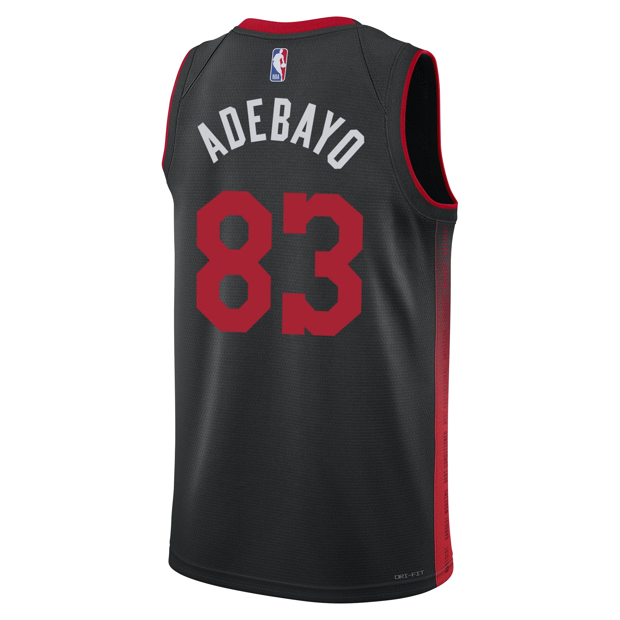 Bam Adebayo Nike HEAT Culture “83-Point Game” Swingman Jersey - Image 3