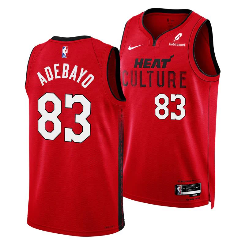 Bam Adebayo Nike HEAT Culture: Blood Red “83-Point Game” Swingman Jersey