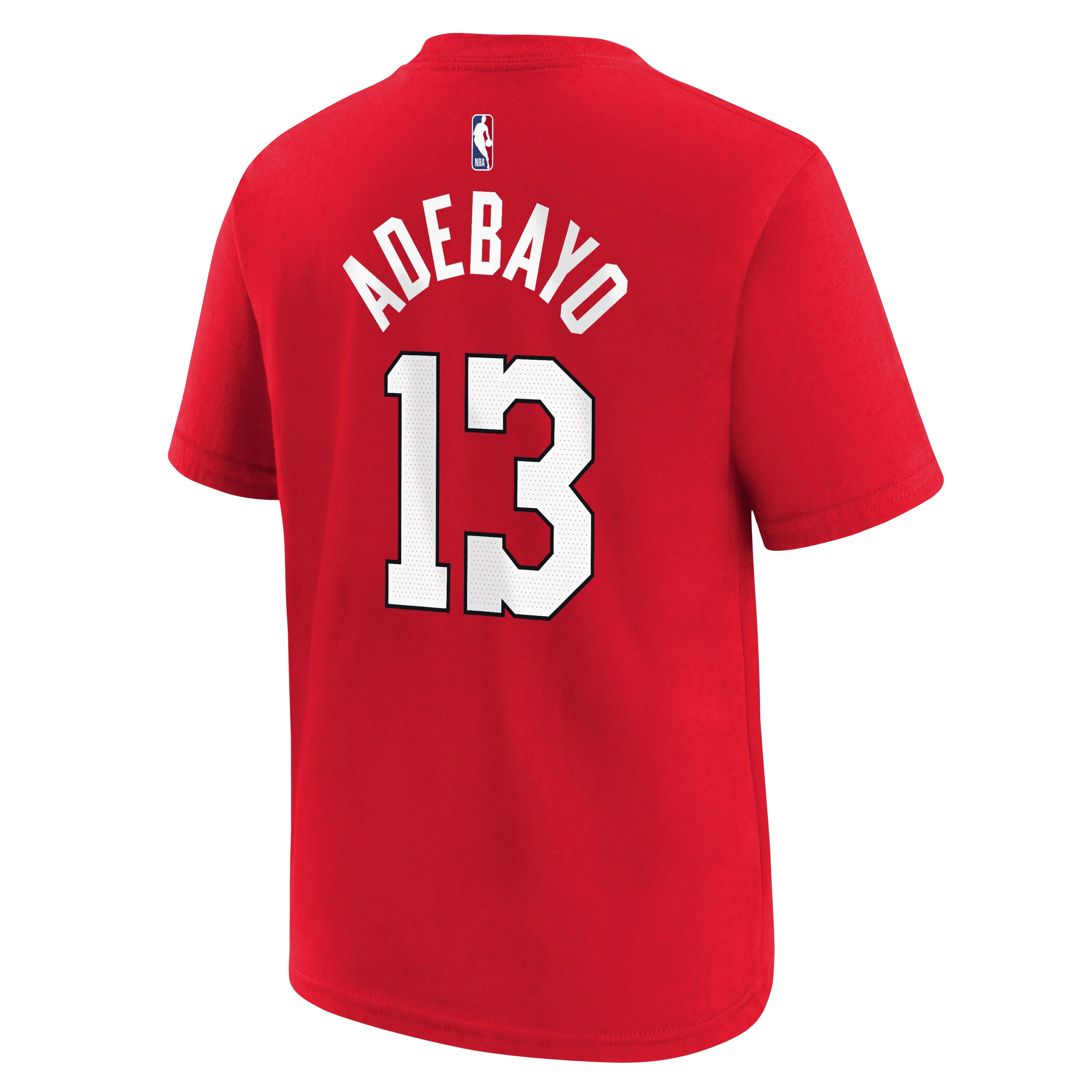 Bam Adebayo Nike HEAT Culture: Blood Red Name & Number Kids Tee - Image 2