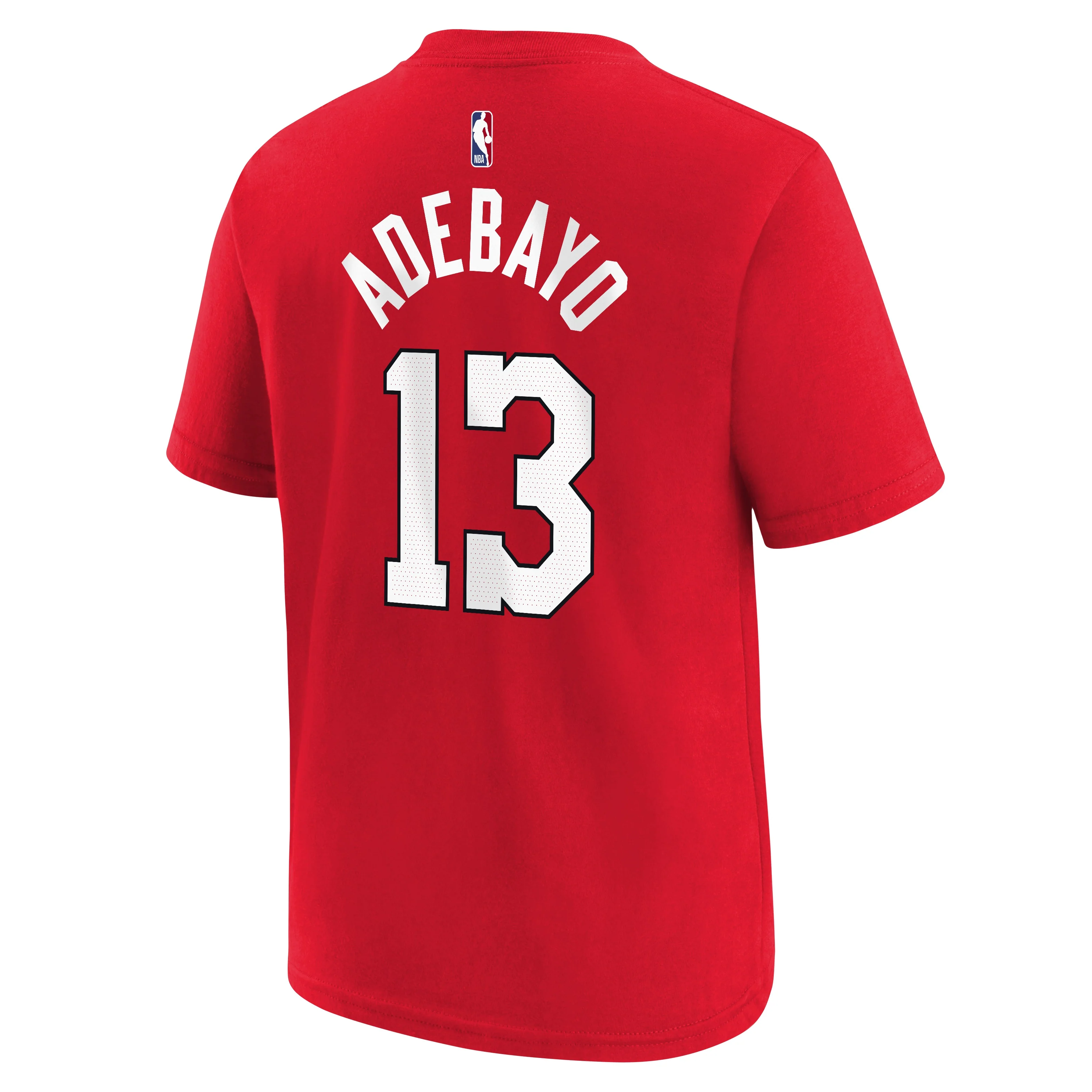 Bam Adebayo Nike HEAT Culture: Blood Red Name & Number Youth Tee - Image 2