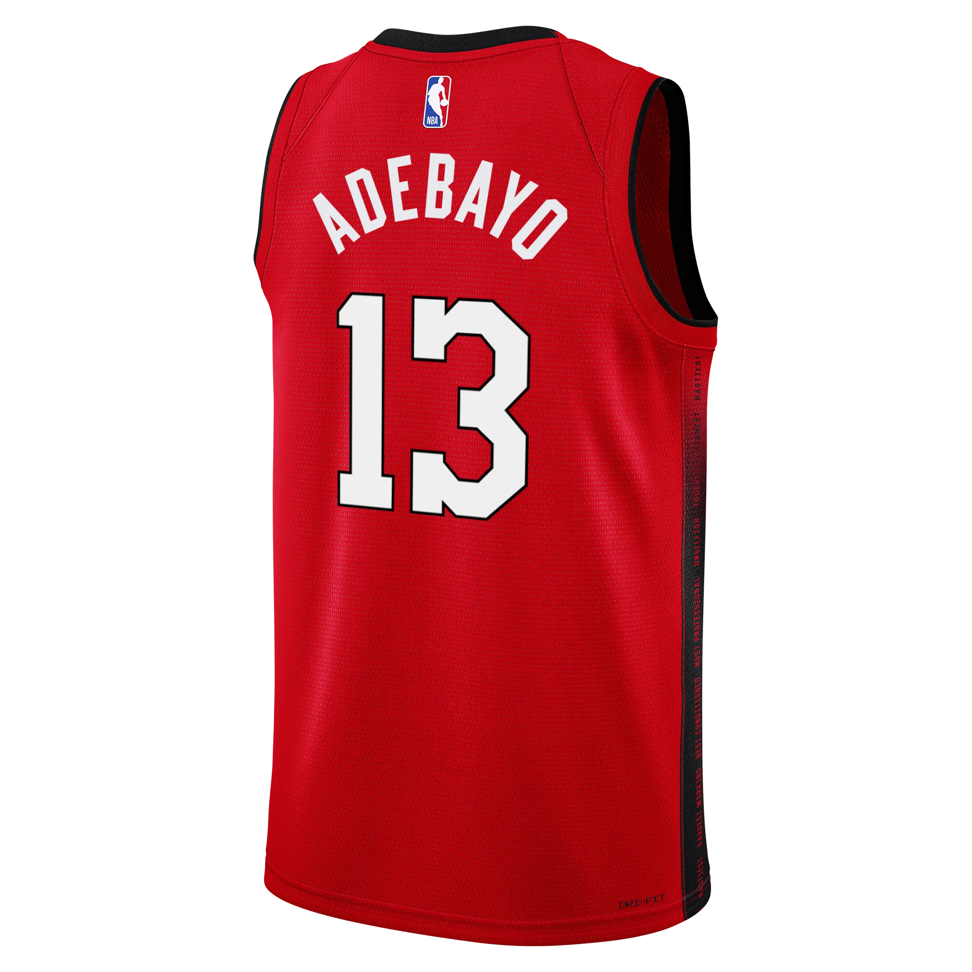Bam Adebayo Nike HEAT Culture: Blood Red Swingman Jersey - Image 2