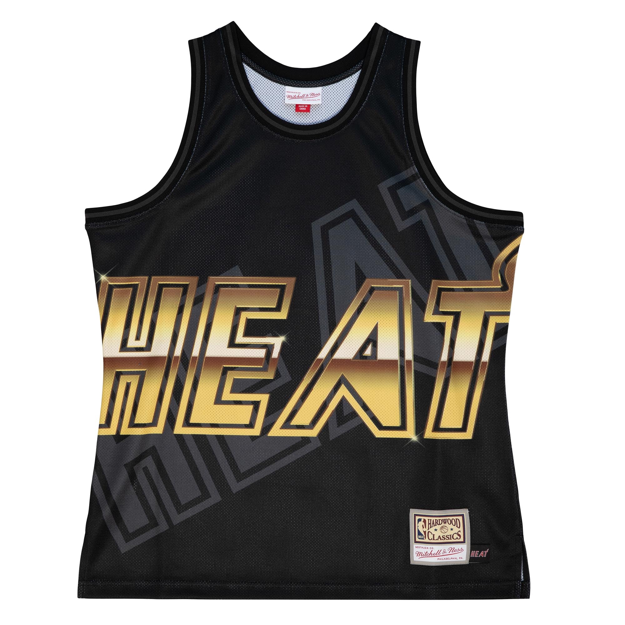 Mitchell and Ness Miami HEAT Big Face Tank - Image 3