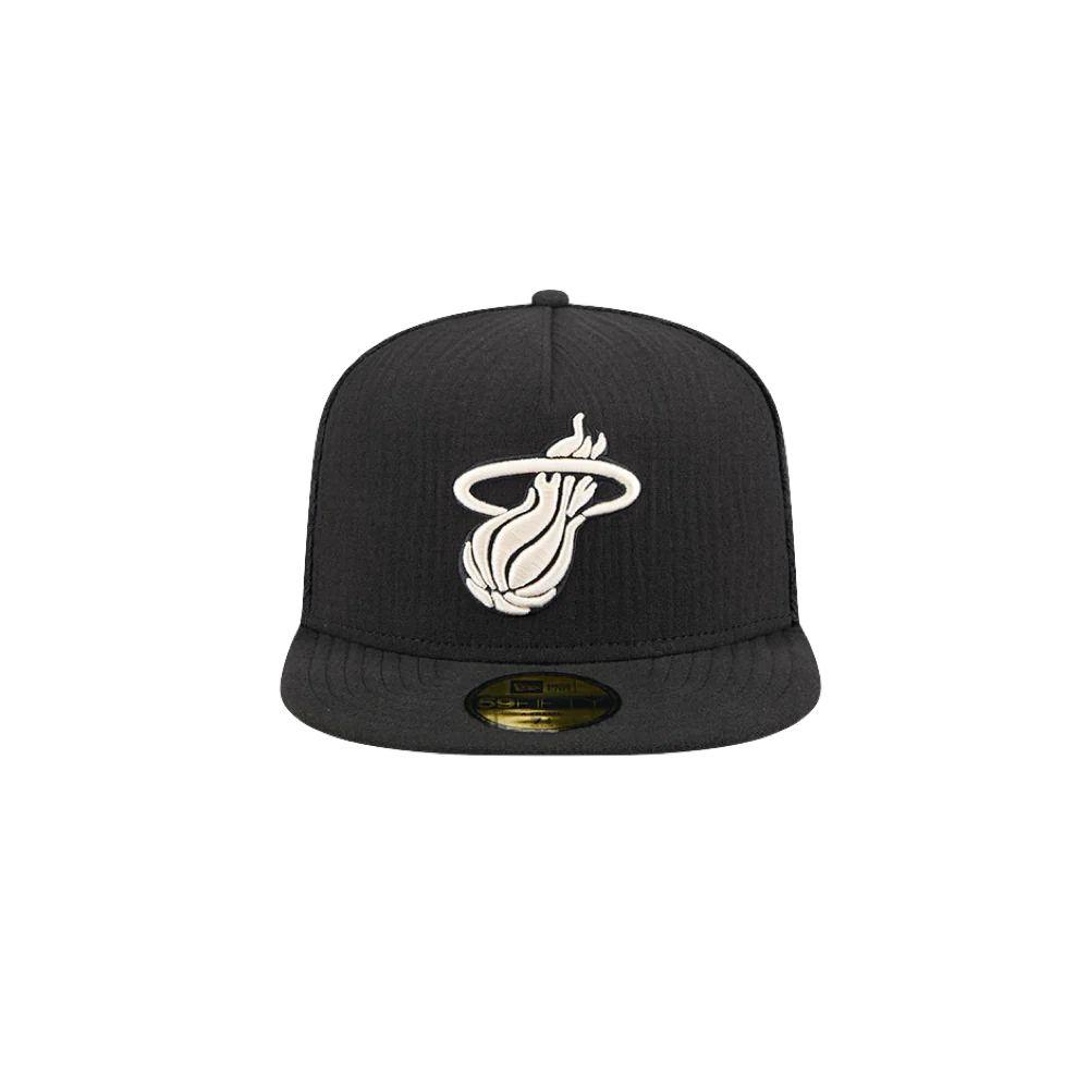 New Era Miami HEAT Logo Fitted Hat