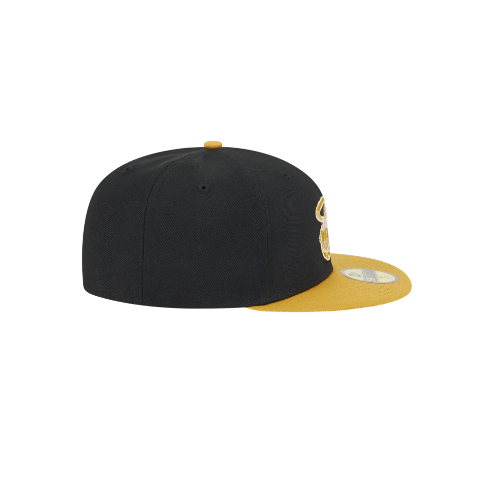 New Era Miami HEAT Black & Gold Fitted Hat - Image 6