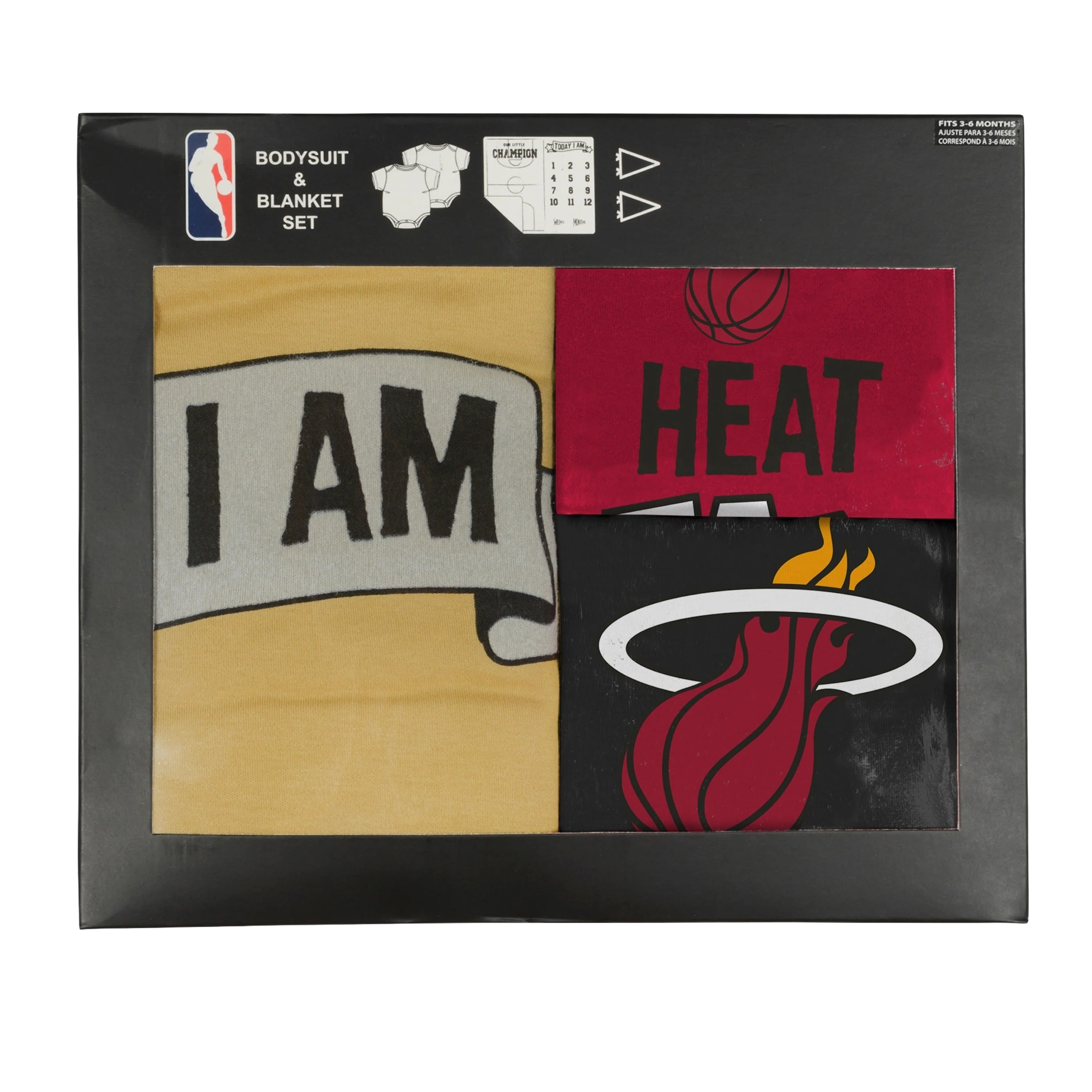 Miami HEAT Newborn Blanket/Creeper Box Set - Image 4