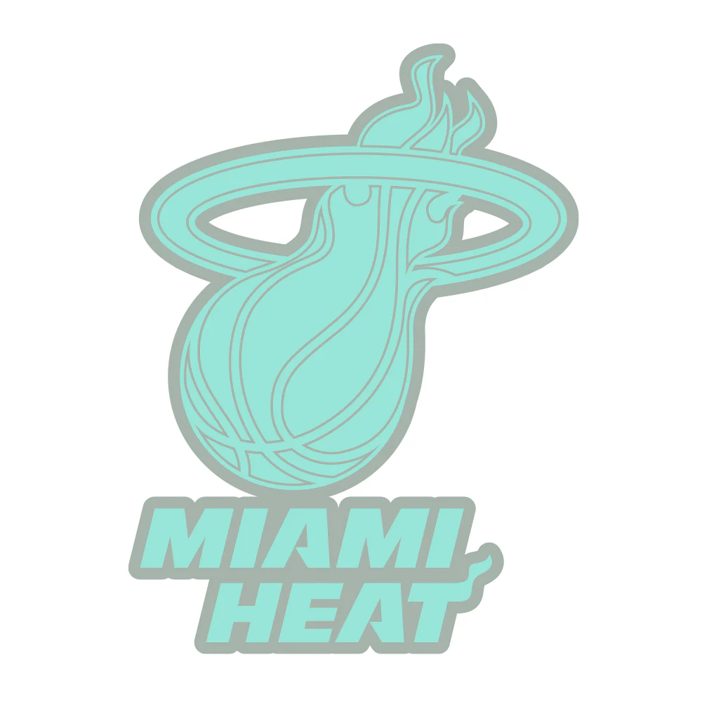 Miami HEAT Glow In The Dark Pin