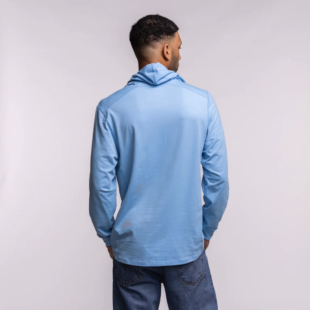 '47 Brand Miami HEAT Original Vice Nights Blue Hoodie - Image 3