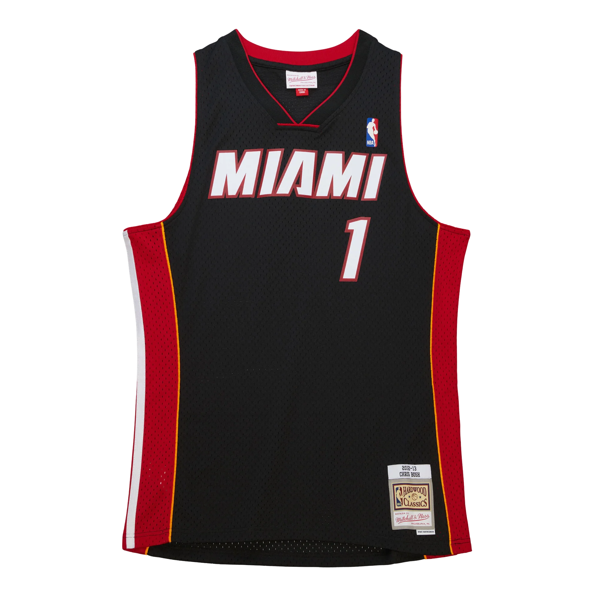 Chris Bosh Mitchell & Ness Miami HEAT 2012-13 Swingman Jersey - Image 5